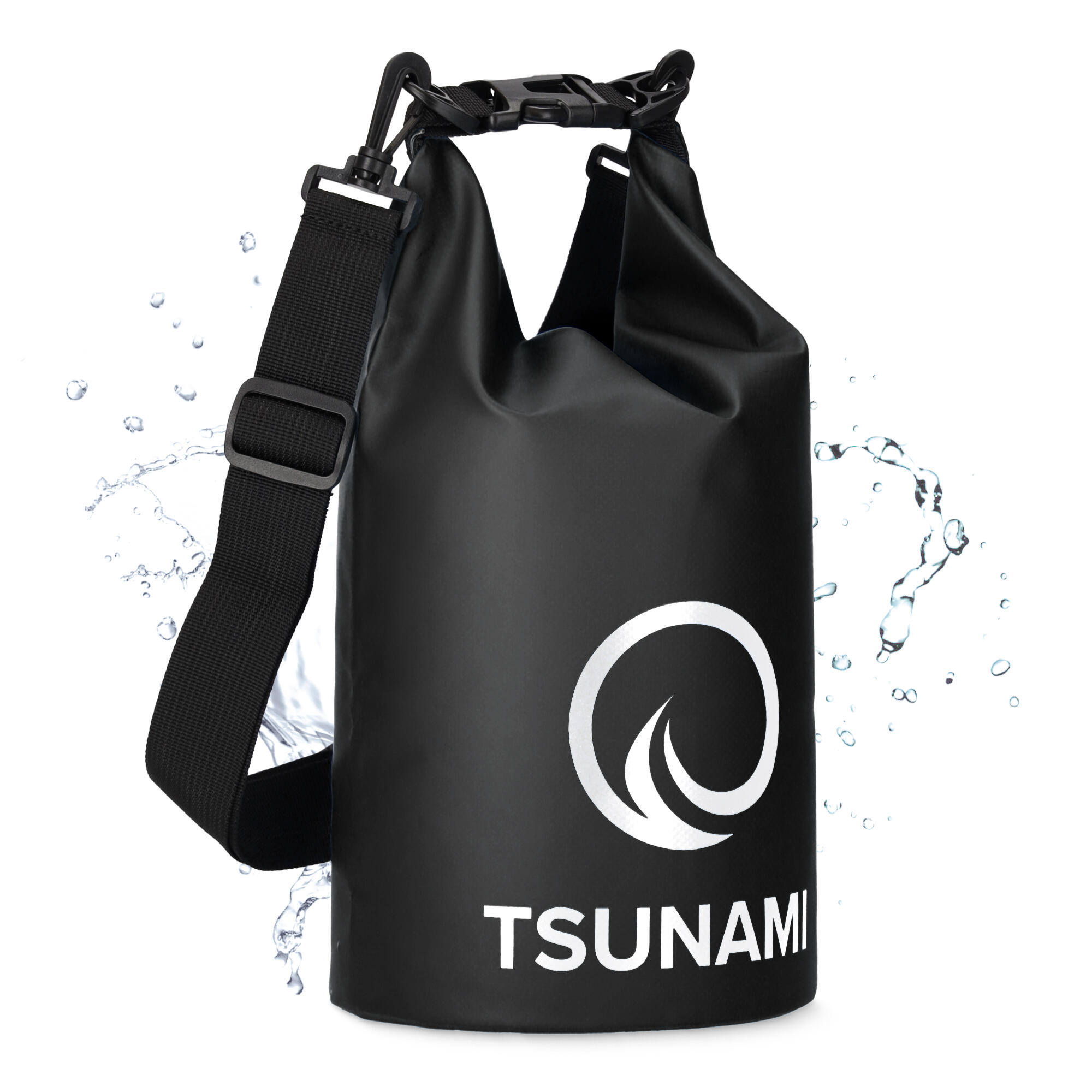 Trockensack 5L Wasserdichter Beutel Seesack Roll-Top Outdoor TSUNAMI 1/7