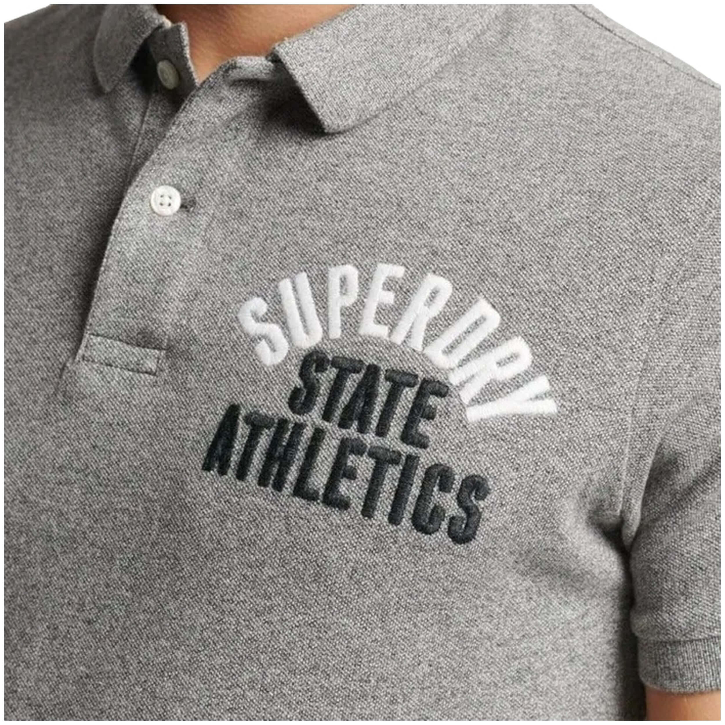Polo a maniche corte Superdry modello M1110349A-9QW per uomini 4/4