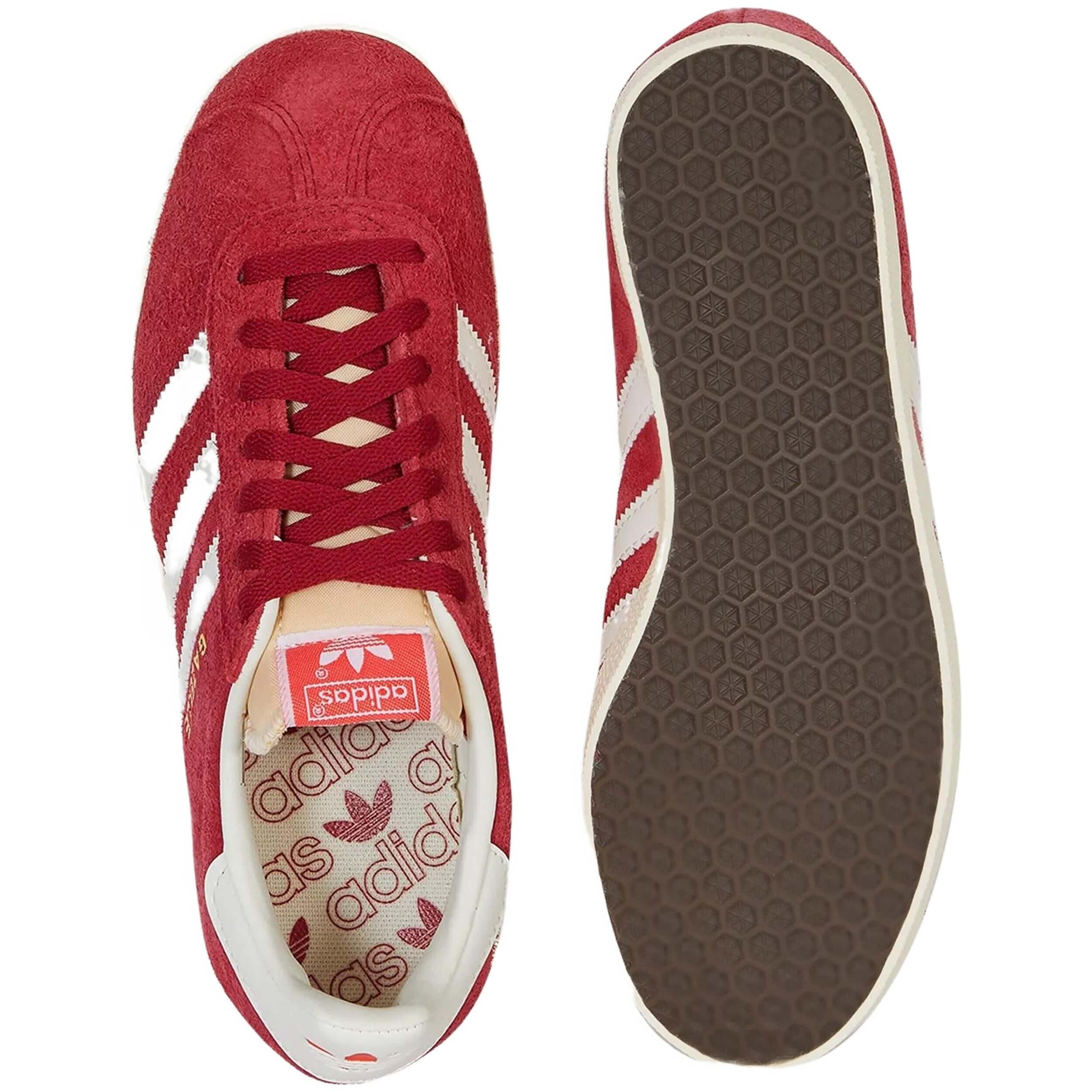 Zapatillas Adulto Adidas Gazelle Rojo 3/4