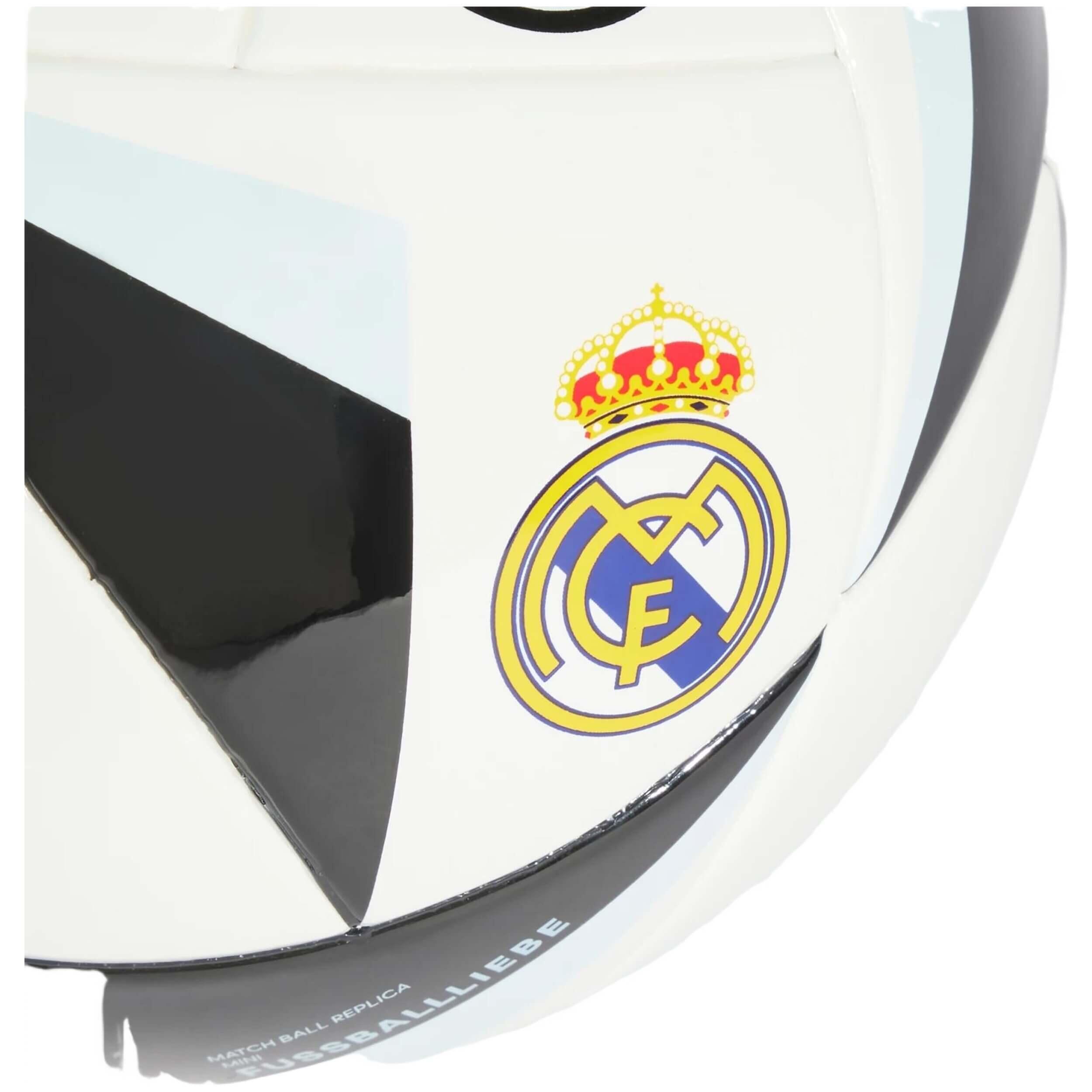 Bola de futebol Adidas Mini Real Madrid Local para unissex 2/3
