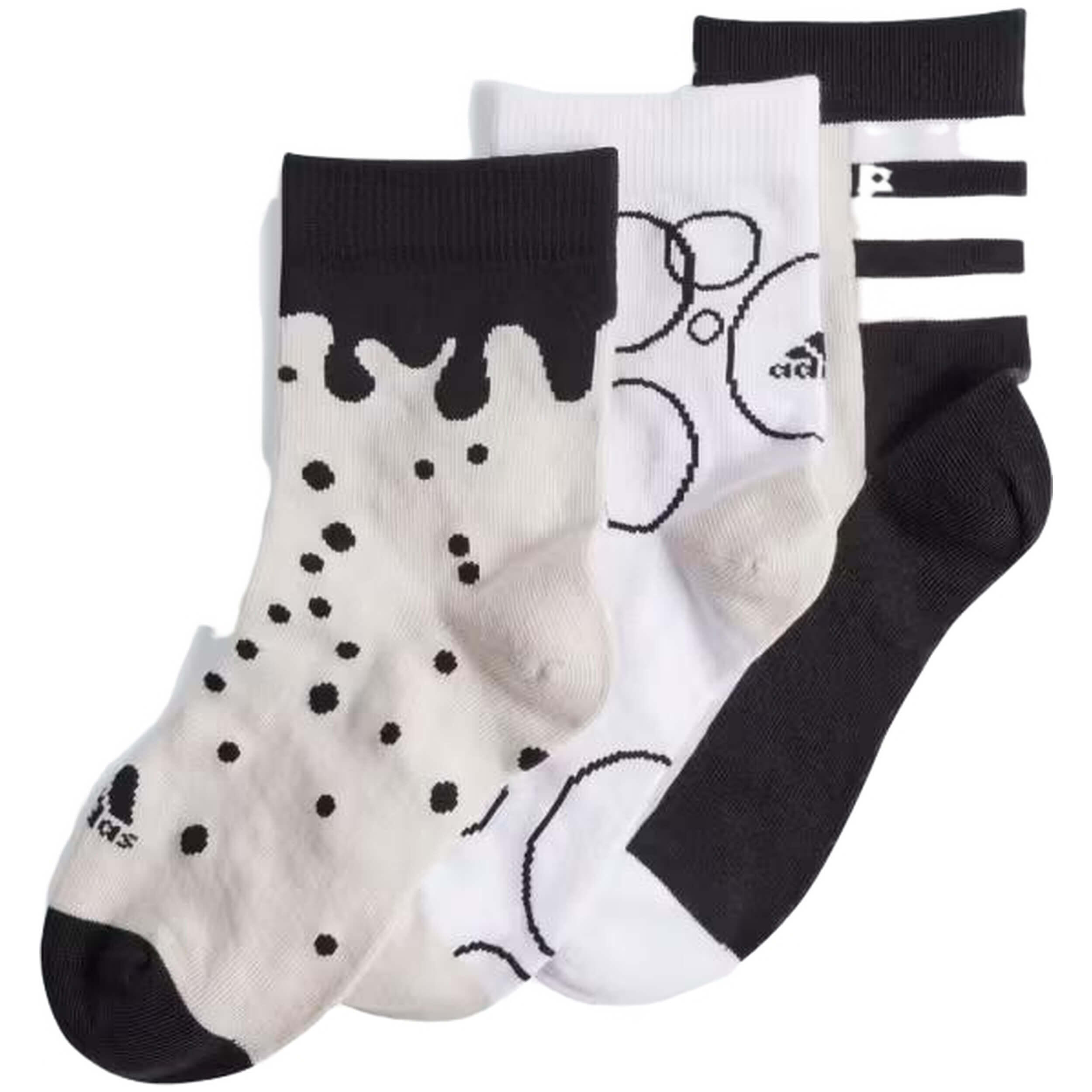 Chaussettes Adidas modèle IW5528 pour unisexe enfants 2/2