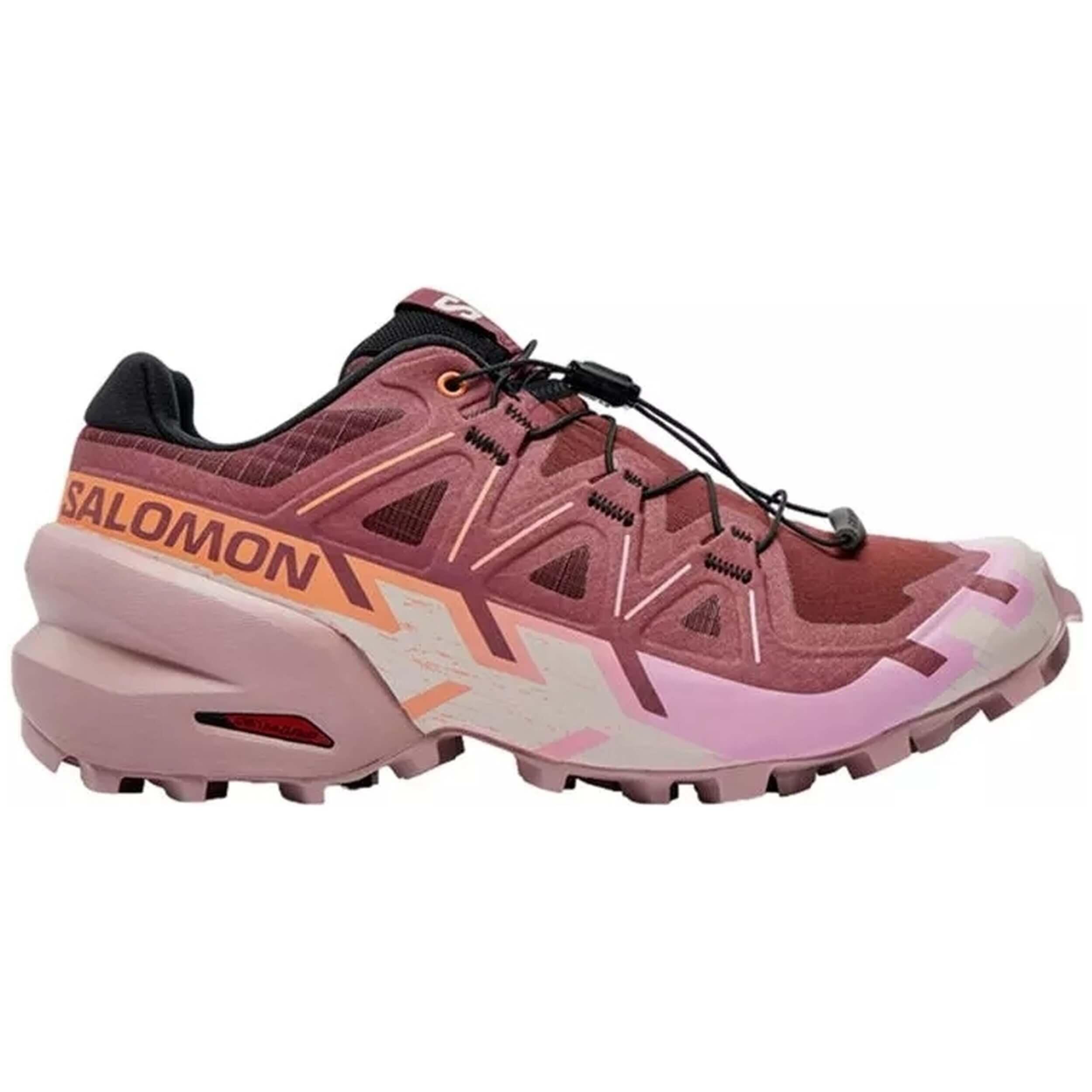 Salomon - Chaussures De Course Salomon Speedcross 6 Gore Tex Pour Femmes - Chaussures De Canyoning - Rouge - Decathlon
