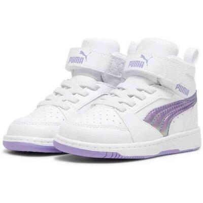 Zapatillas Puma Rebound V6 Mid para niños unisex