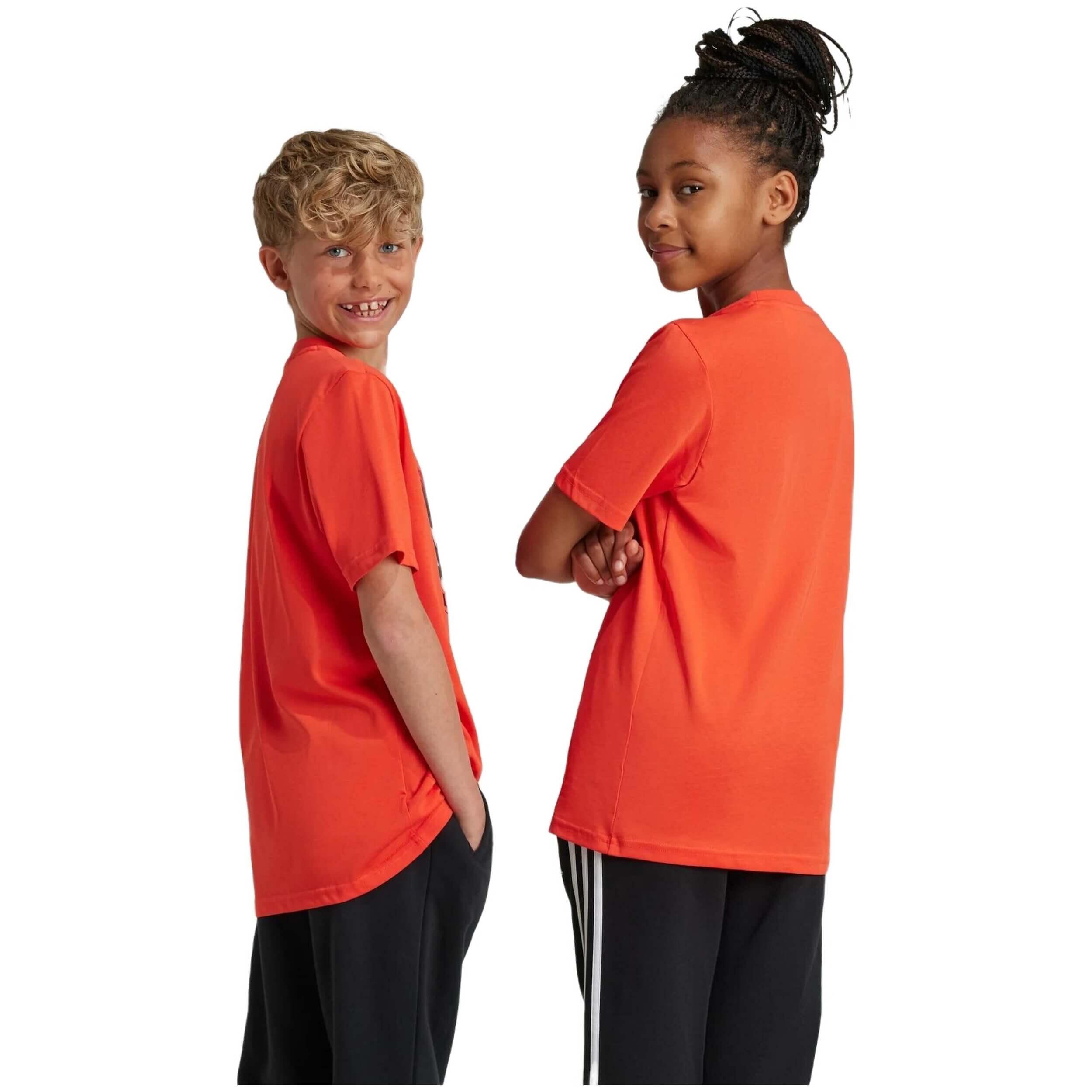 Maglia a maniche corte Adidas modello IW2488 per unisex ragazzi 2/5