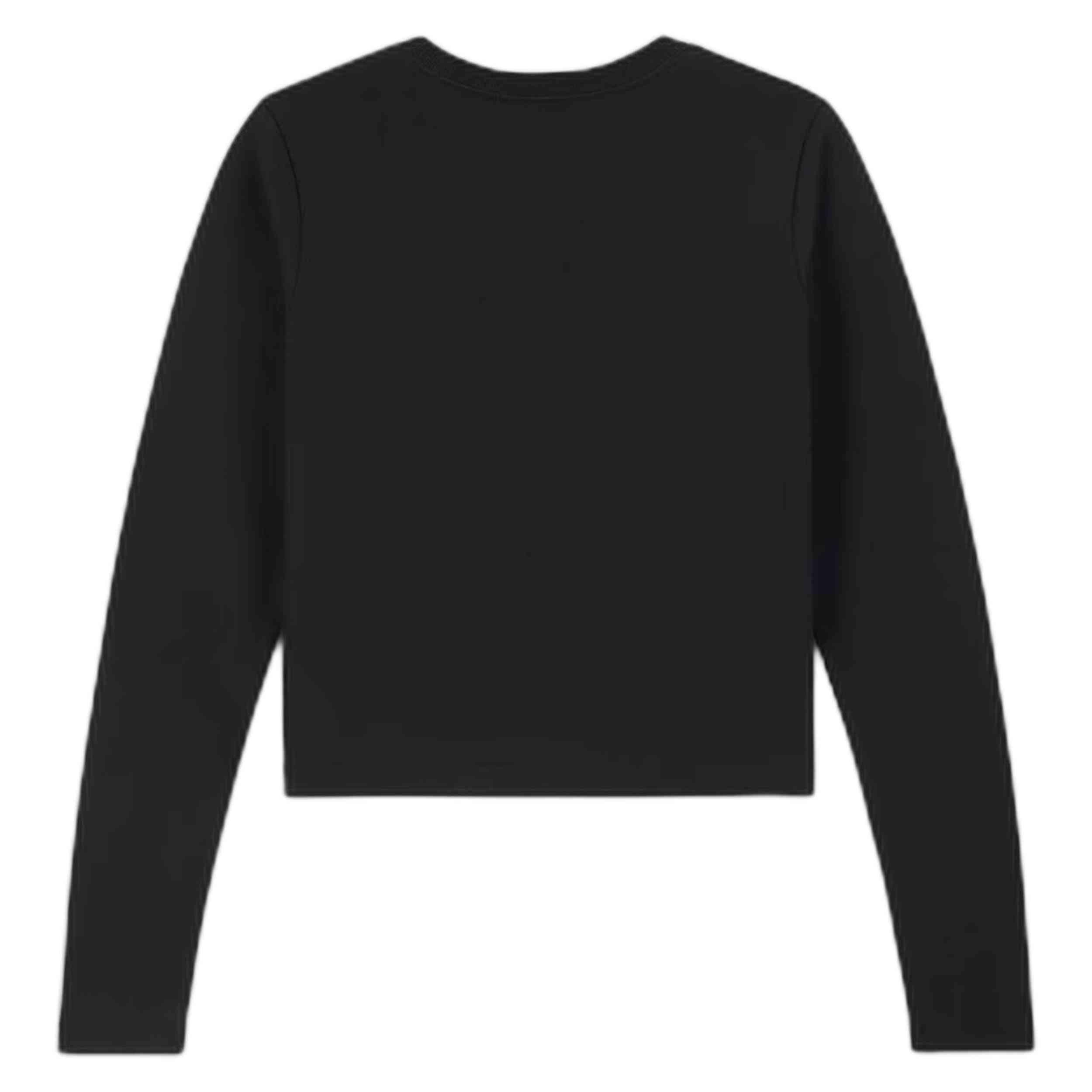 T-shirt à manches longues Converse modèle 10027082-A02 pour femmes 2/3