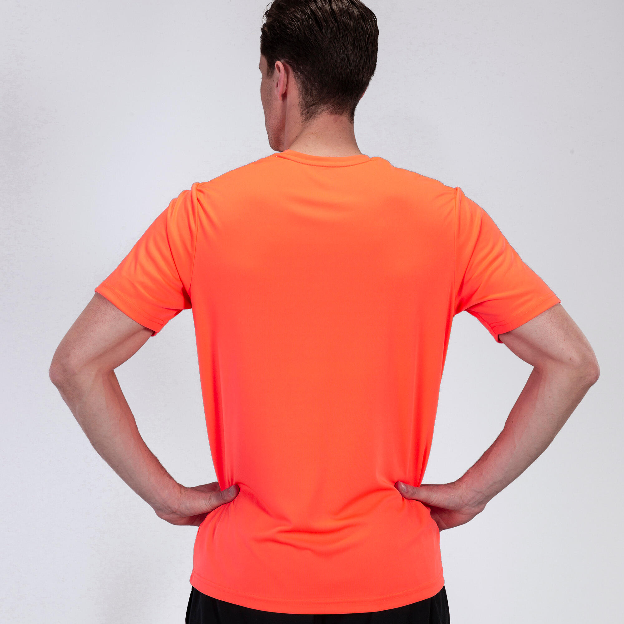 Maillot Manches Courtes Football Homme Joma Combi Corail Fluo 5/7