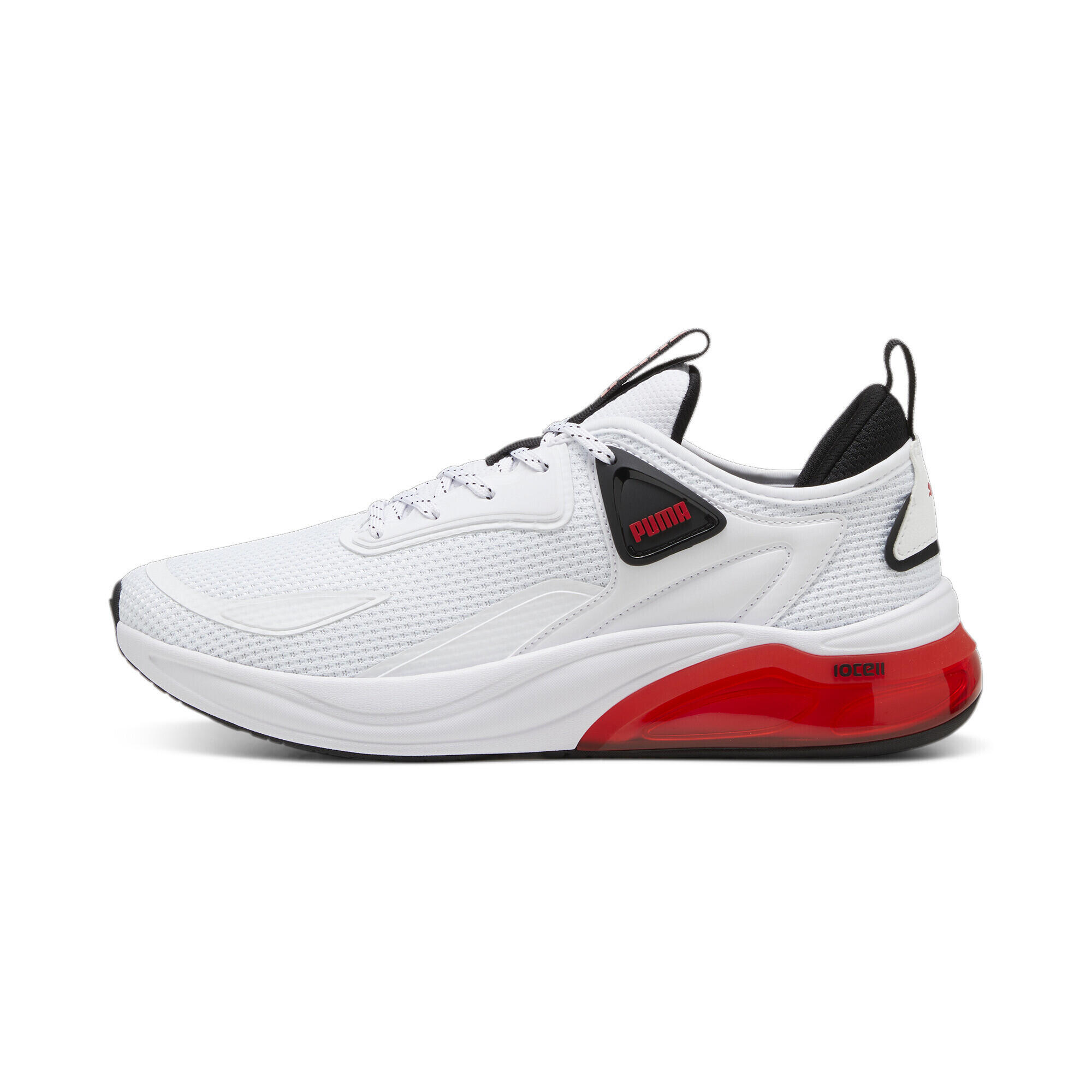 Scarpe da running Cell Thrill unisex PUMA White Black For All Time Red 5/7