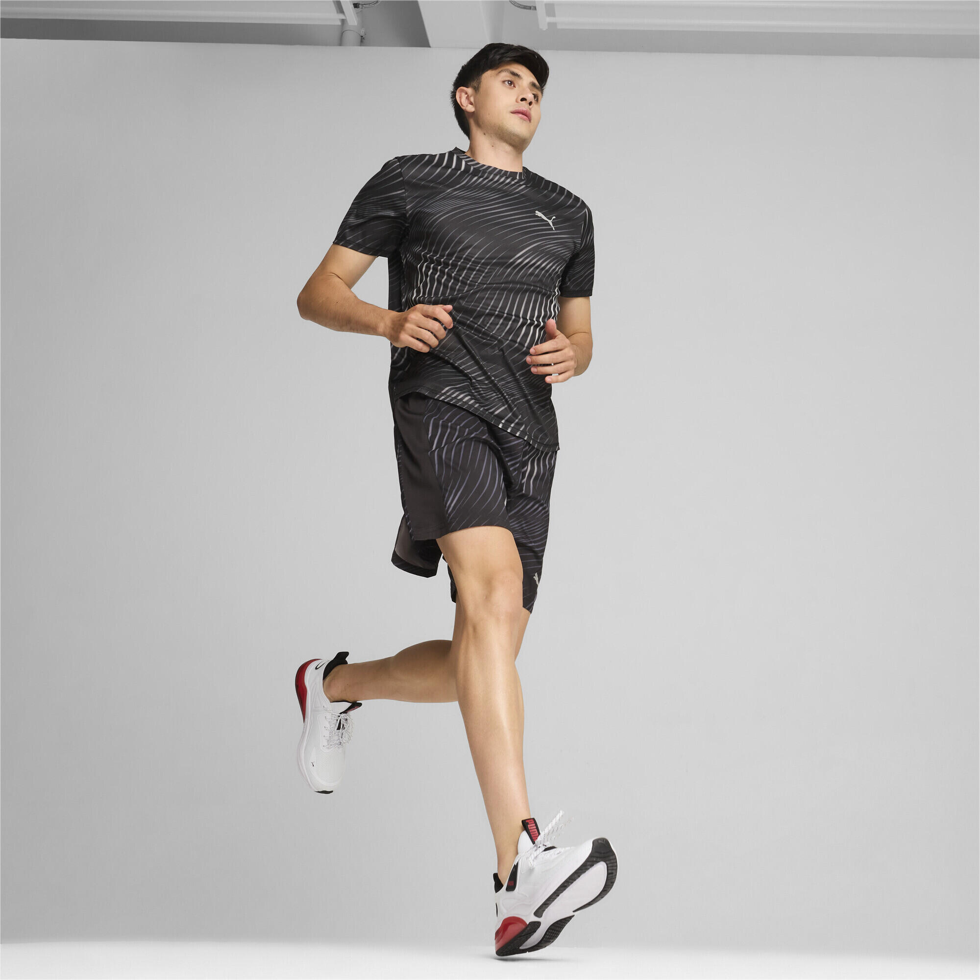 Scarpe da running Cell Thrill unisex PUMA White Black For All Time Red 3/7