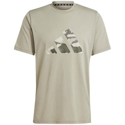 Camiseta de manga corta Adidas Train Essentials Camo Graphic Logo para hombre