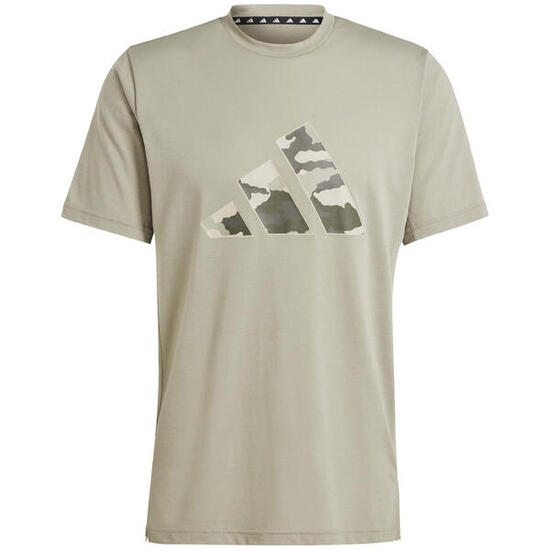 Camiseta de manga corta Adidas Train Essentials Camo Graphic Logo para hombre