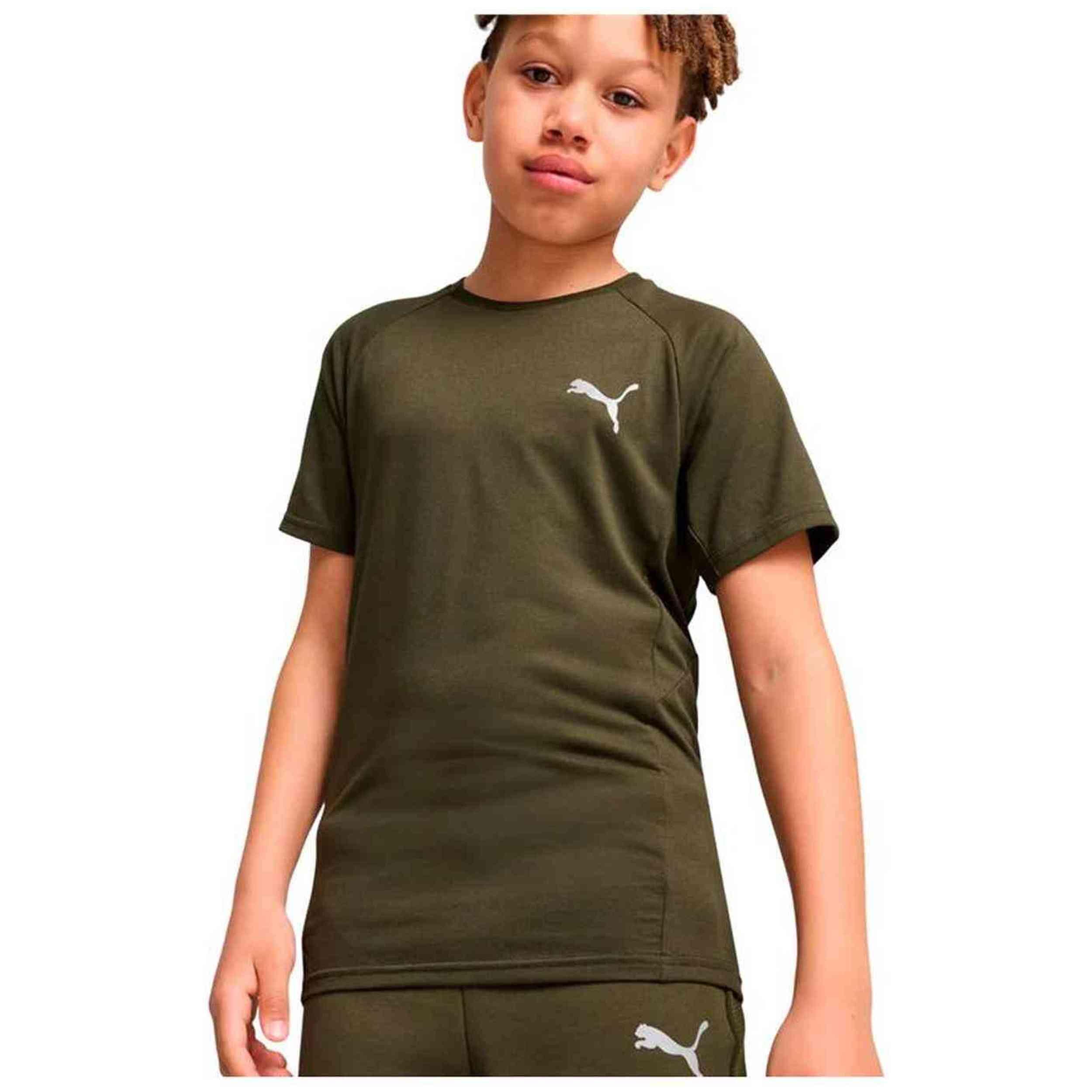 Maglia a maniche corte Puma modello 681802-70 per unisex ragazzi 3/4