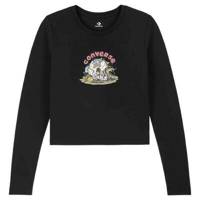 T-shirt met lange mouwen converse model 10027082-a02 voor vrouwen