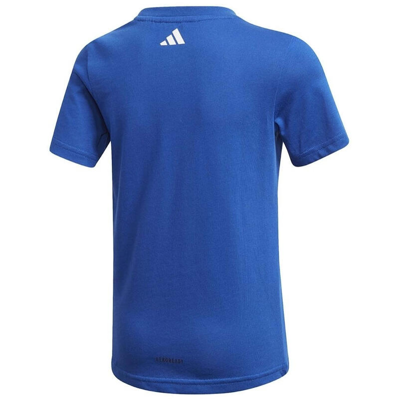 T-shirt Basique George Pour Fille – Bleu Coton – Taille 5-6 Ans (occasion Bon état)