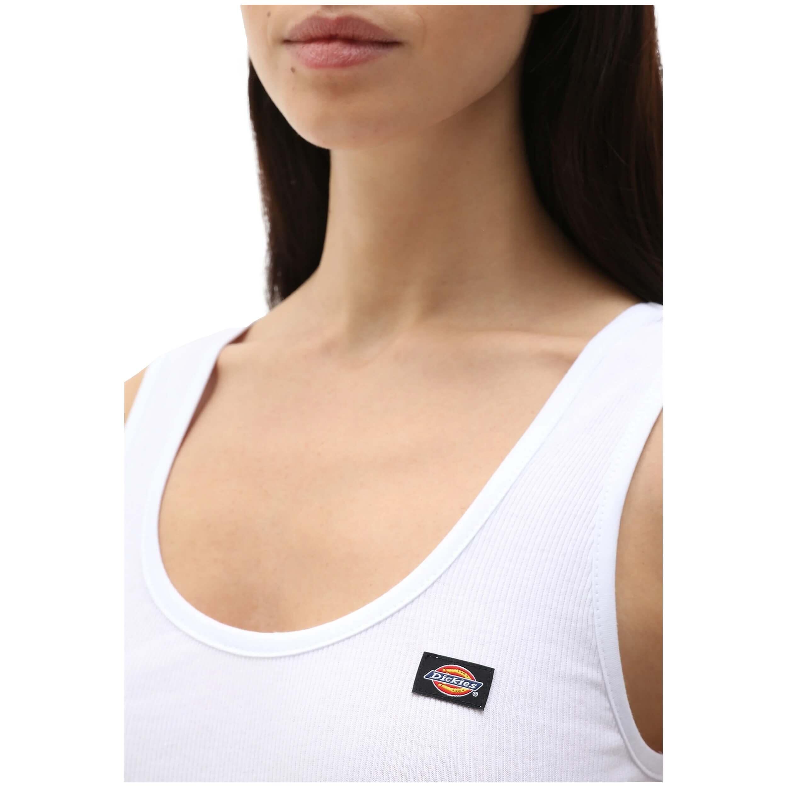Debardeur Dickies modèle DK0A4XB9WHT pour femmes 4/5