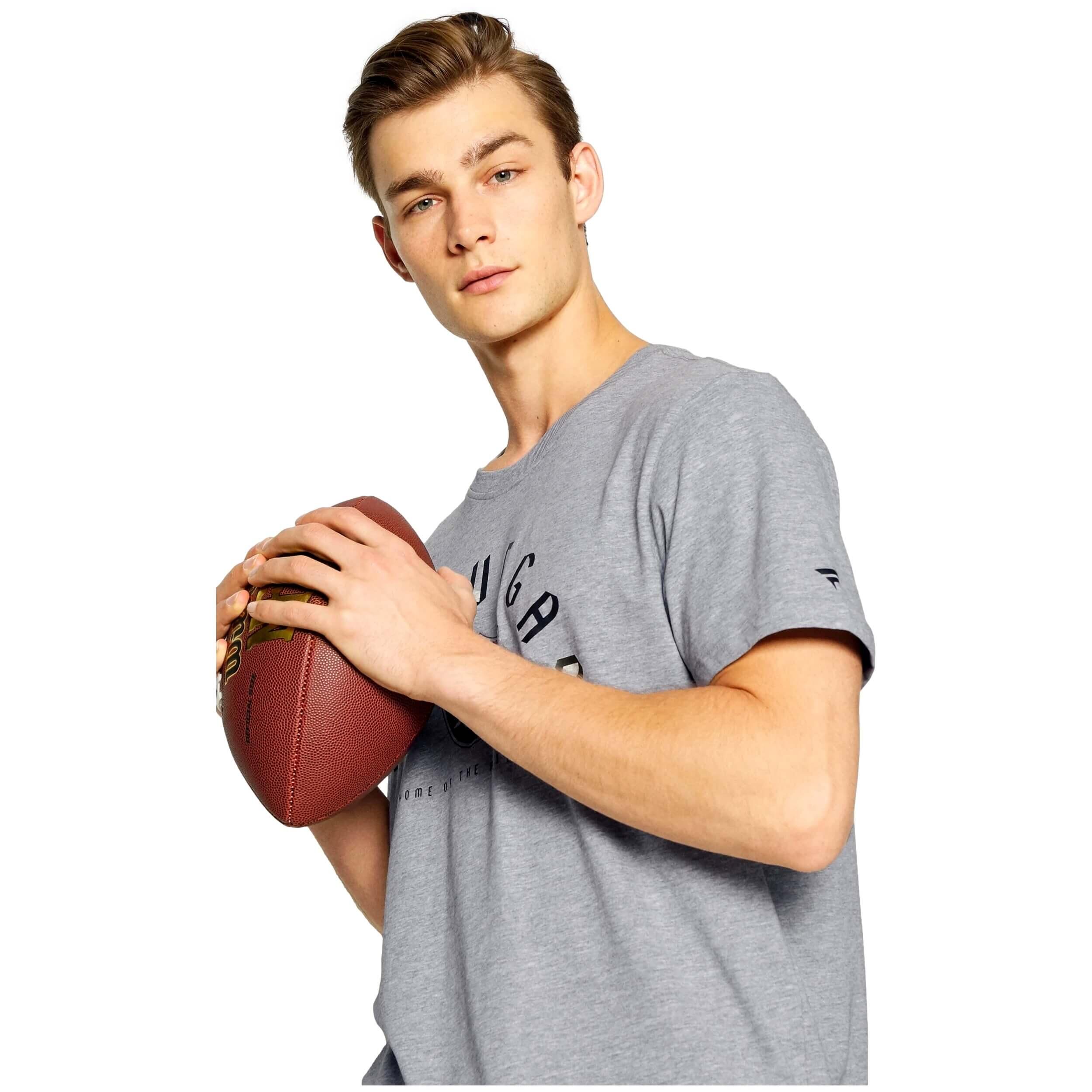 Camiseta de manga corta Nfl College Stamp para hombre 4/6