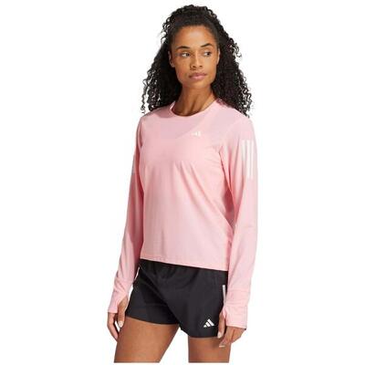 T-shirt met lange mouwen adidas own the run voor vrouwen