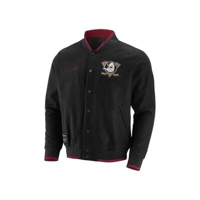 Jas fanatics nhl anaheim ducks letterman team voor mannen