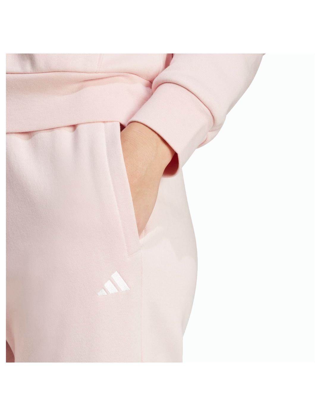 Pantaloni da donna Adidas Sl in pile rosa 3/5