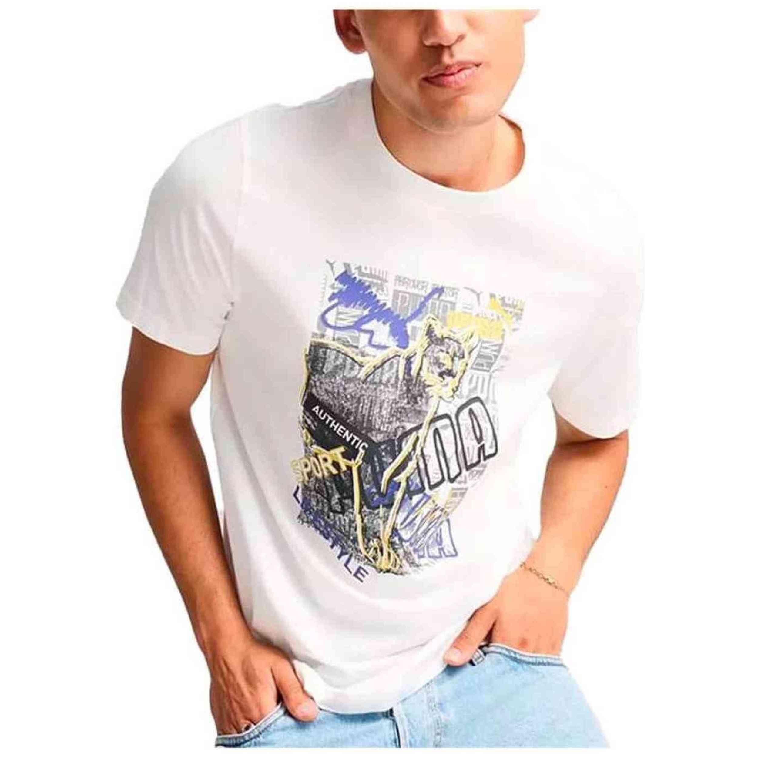 T-shirt Puma modèle 683213-02 pour homme 1/2