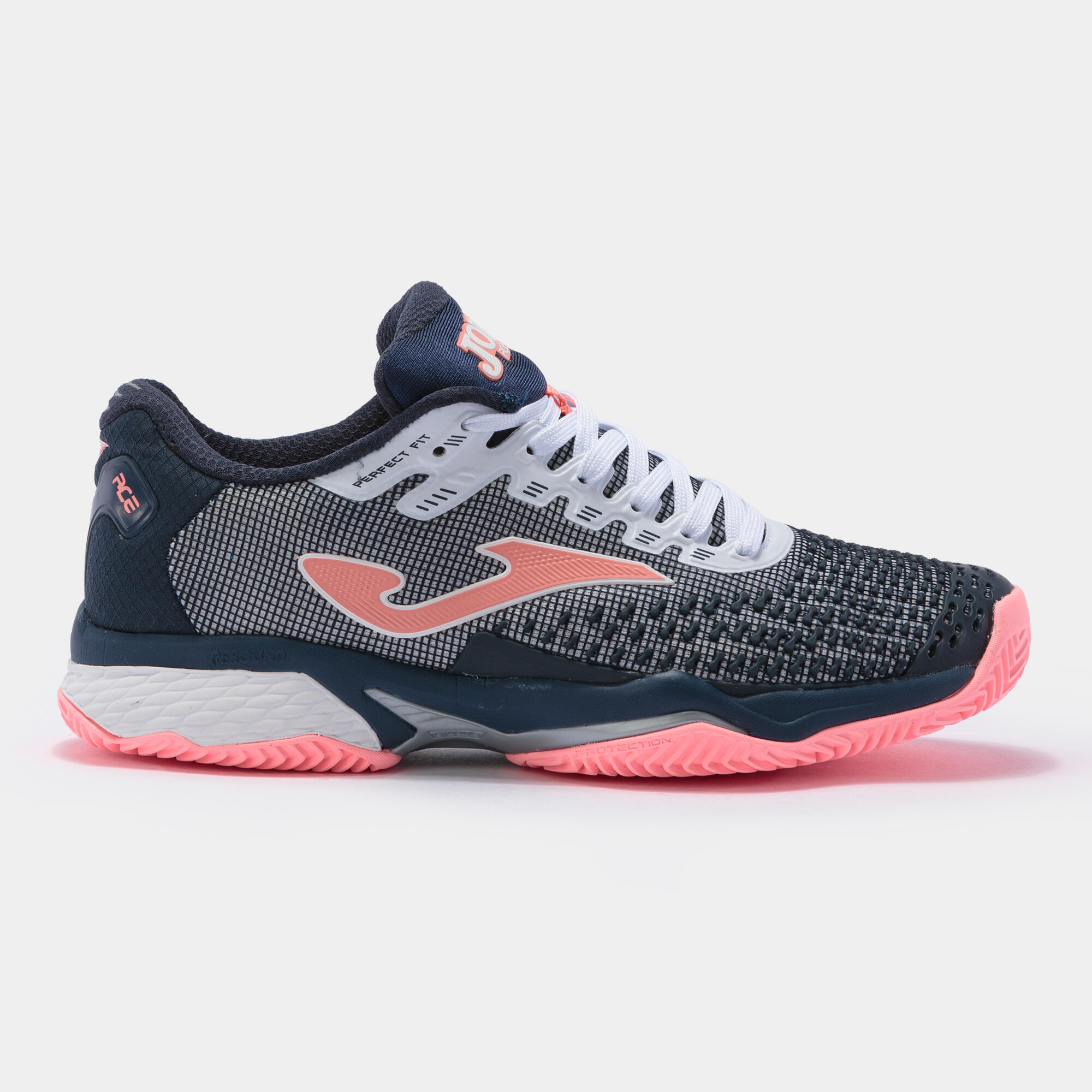 Chaussures Femme Joma Ace pro lady 21 bleu marine rose 1/1