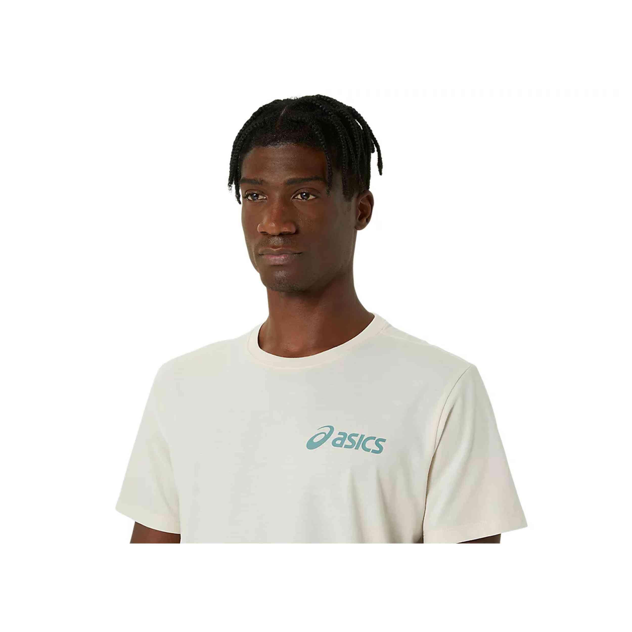 Maglia a maniche corte Asics modello 2031E659-200 per uomini 5/6