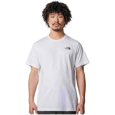 T-shirt met korte mouwen the north face model nf0a89fpfn41 voor mannen
