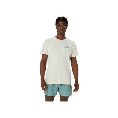 T-shirt met korte mouwen asics chest logo voor mannen