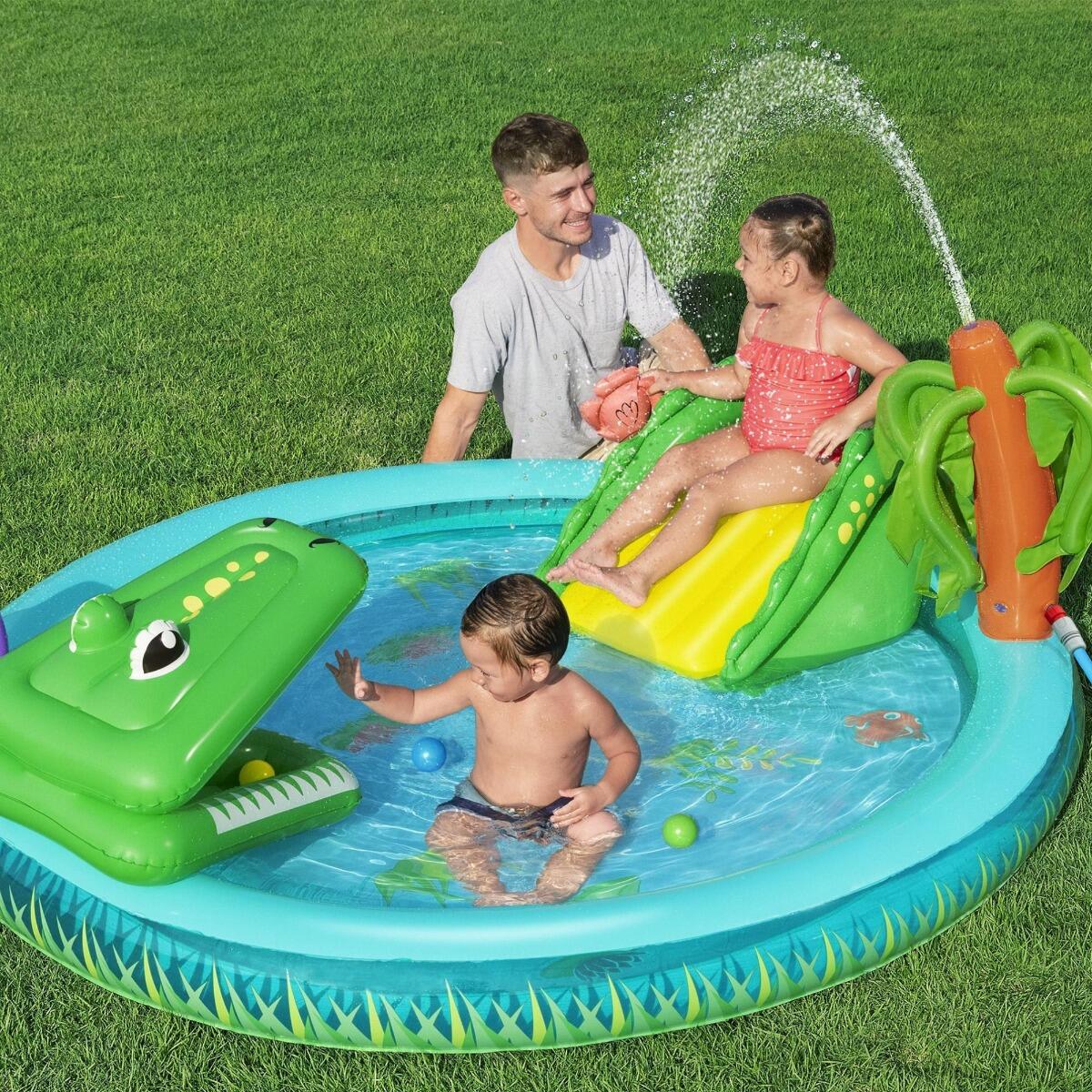 Wading Pool Keep Inflatable Pool Water Clean Bestway Crocodile