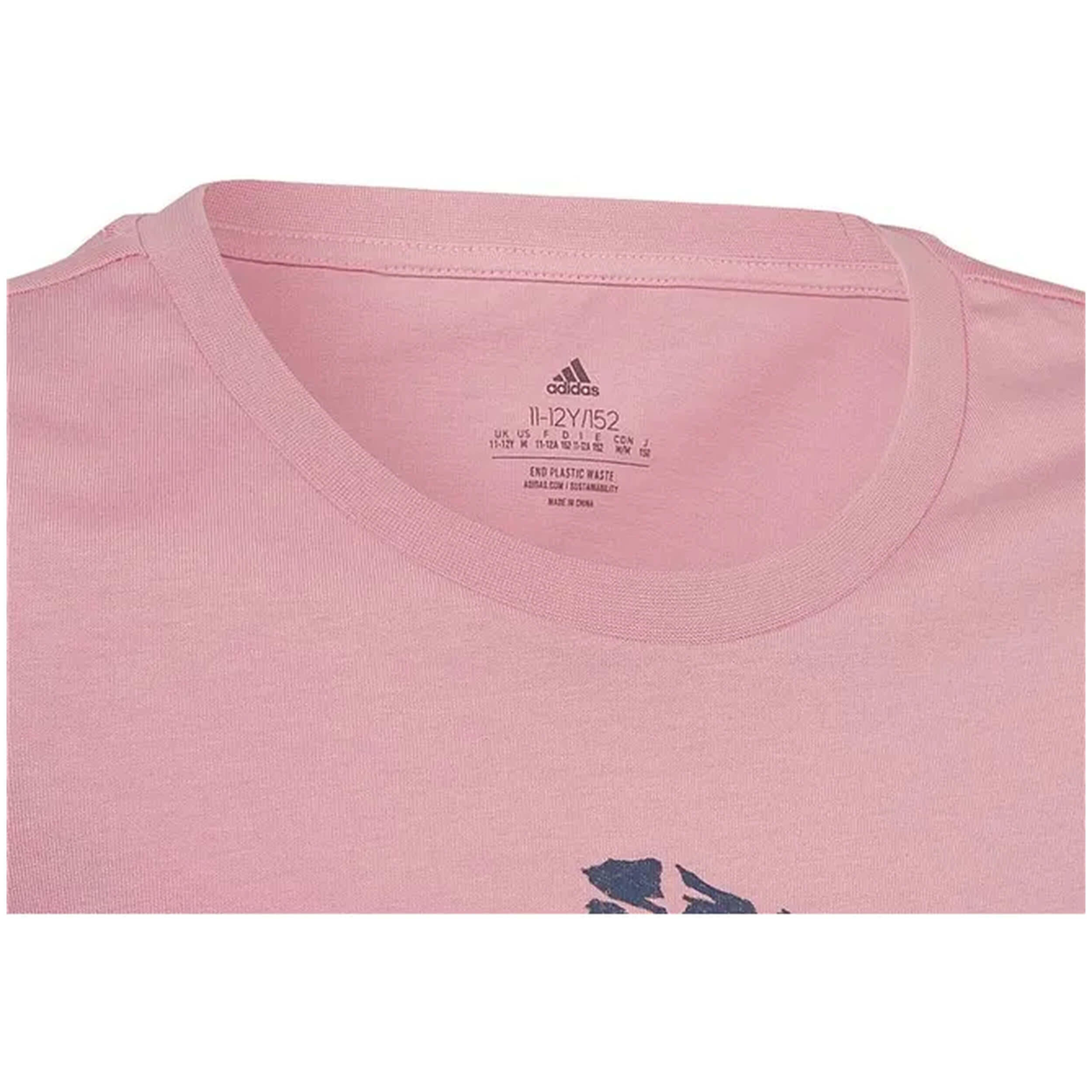 Maglia a maniche corte Adidas modello HL1617 per ragazze 3/5