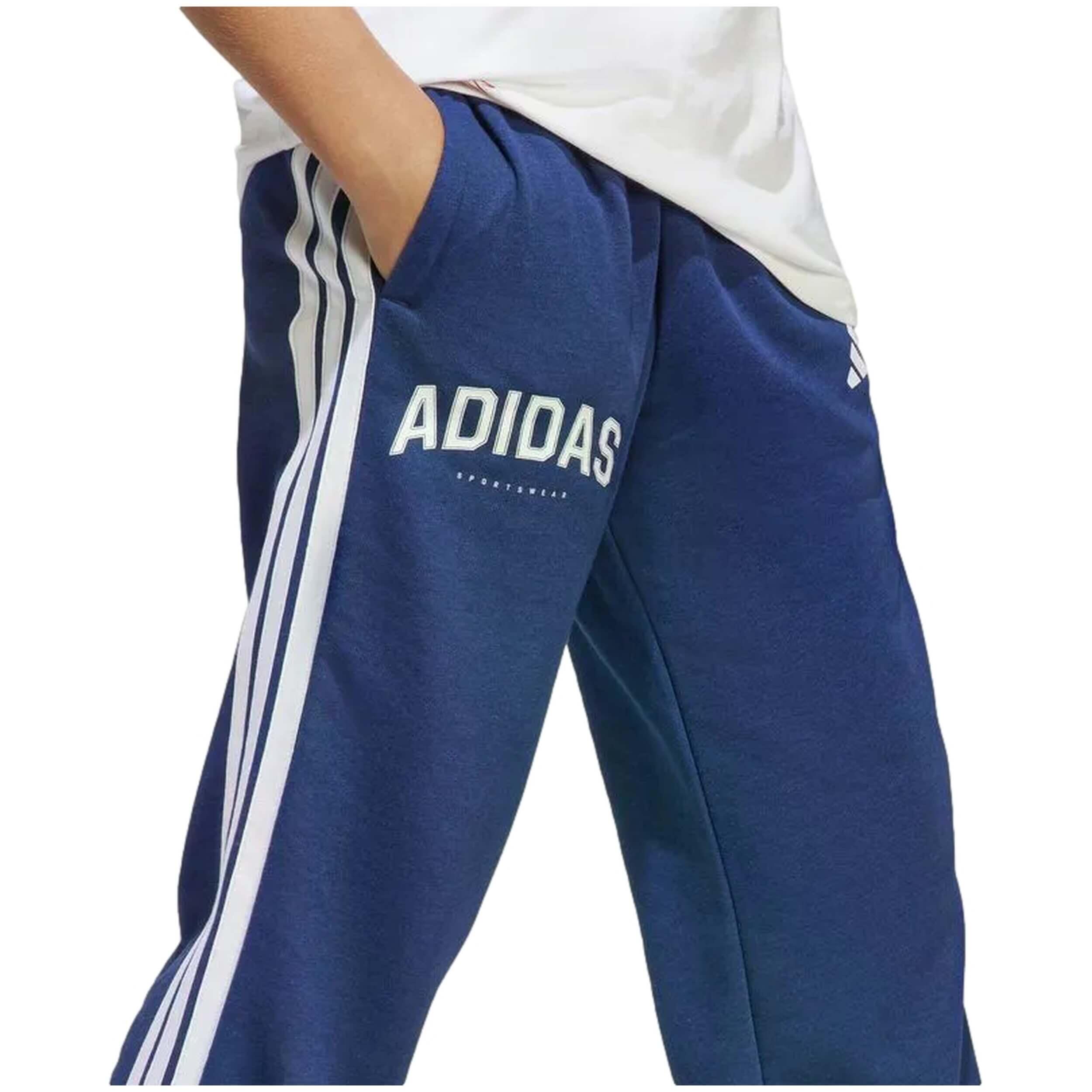 Pantalon largo Adidas 3 Stripes para niños unisex 3/4