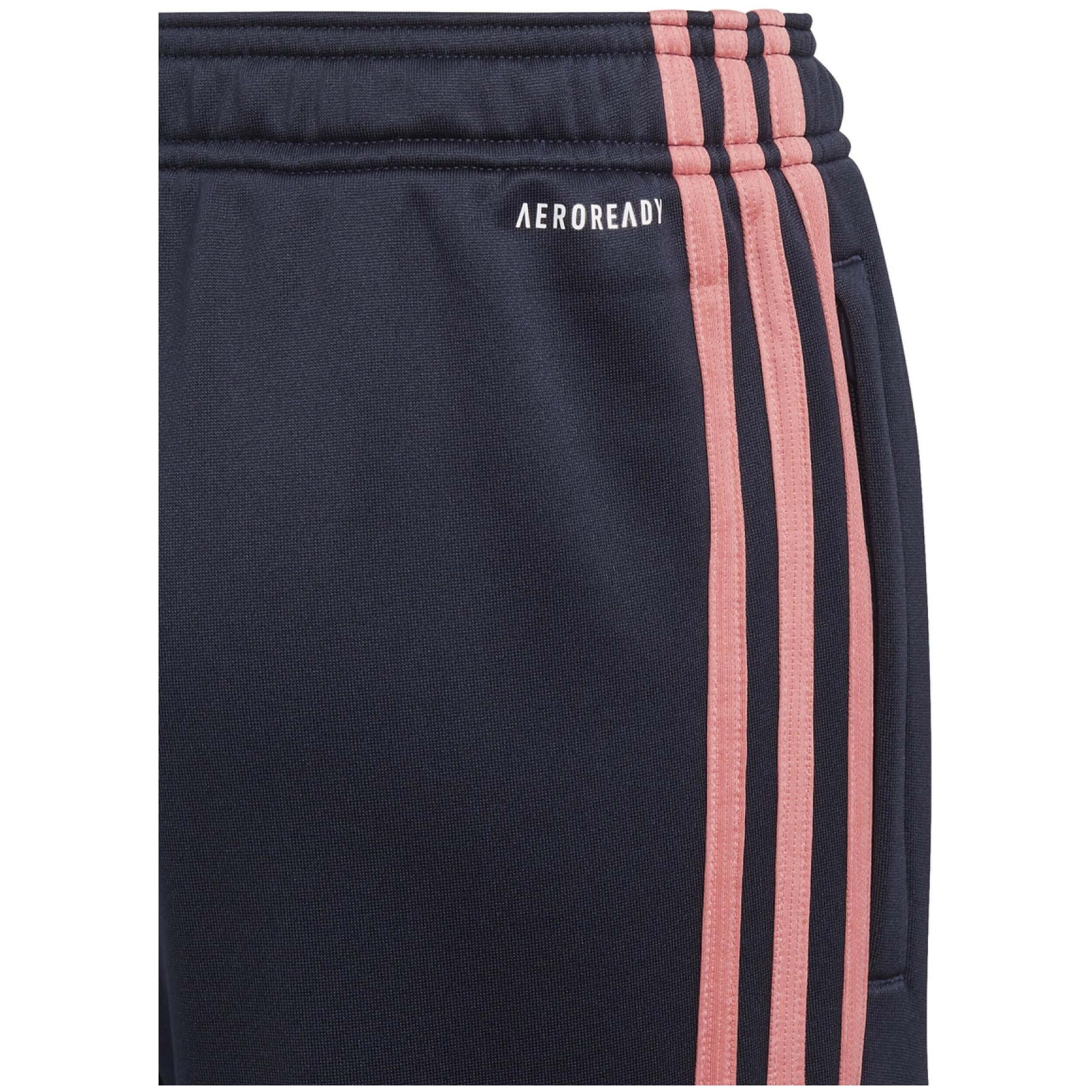 Pantalon largo Adidas Designed to Move 3-Stripes para niñas 5/5