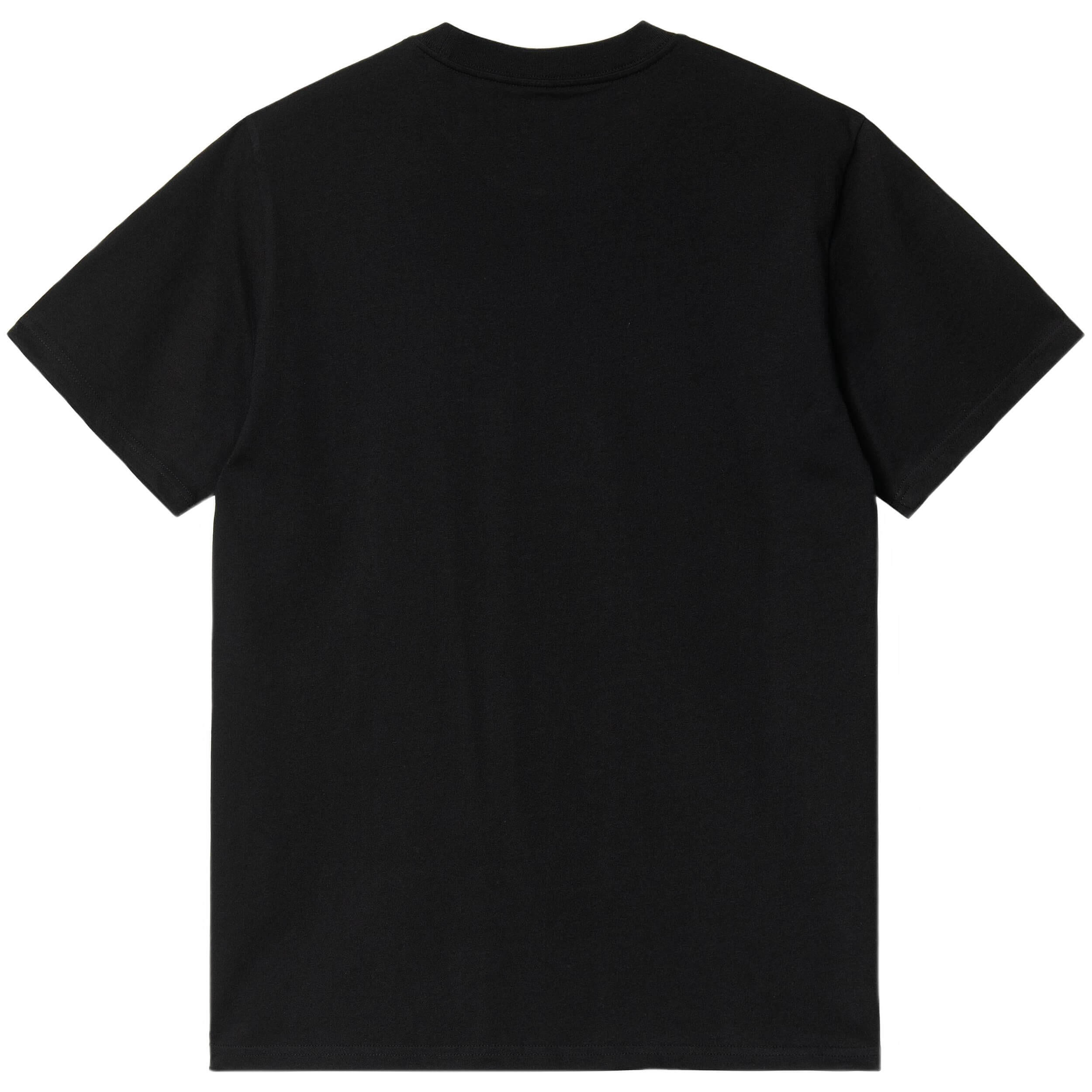 Camiseta Carhartt negra S/S Script T-Shirt 4/6