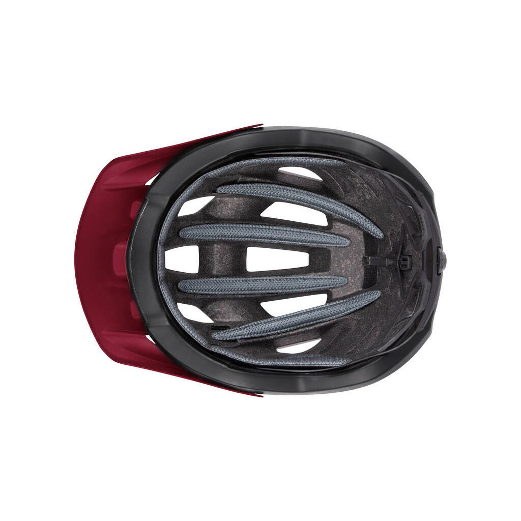 Trail Pro Fietshelm Verstelbaar Bordeaux/Zwart Maat 55-58 cm (M) 5/6