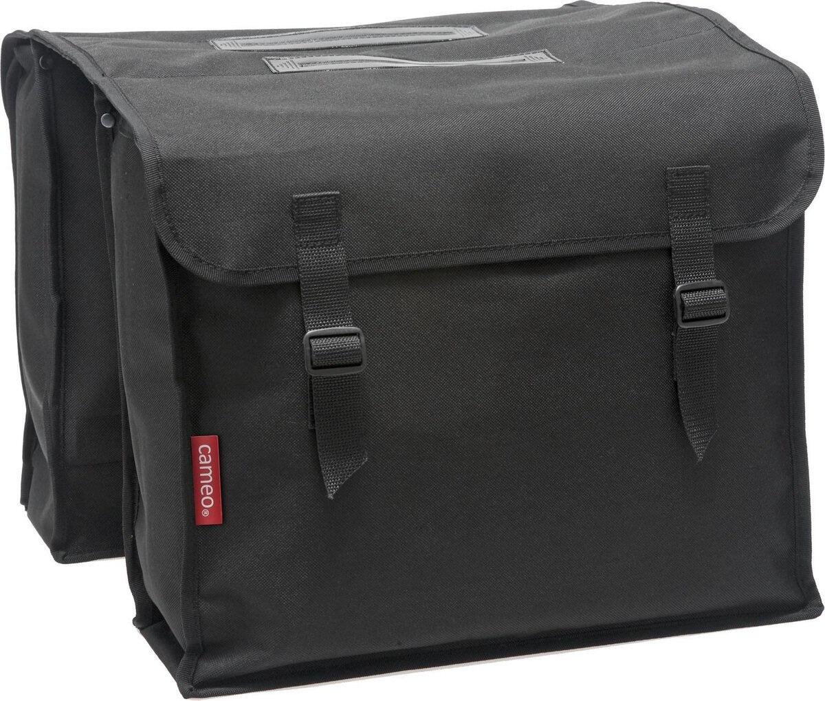 NEW LOOXS New Looxs Cameo Dubbele Fietstas - Zwart - 30 Liter