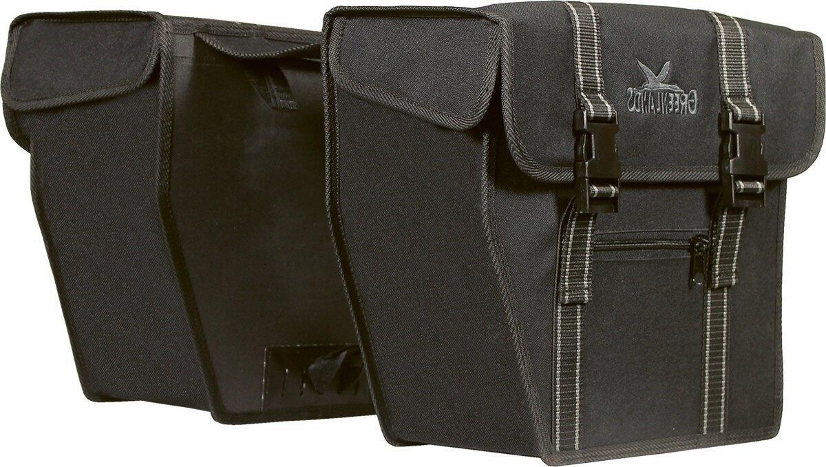 Bag du Groenlands Double noir noir. Dimensions 36x32x18 cm (2x 40L. Être. 2/4