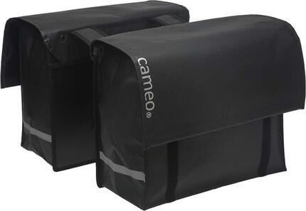 Sacoche de Vélo Double Cameo Bisonyl Noir Mat 46 Litres