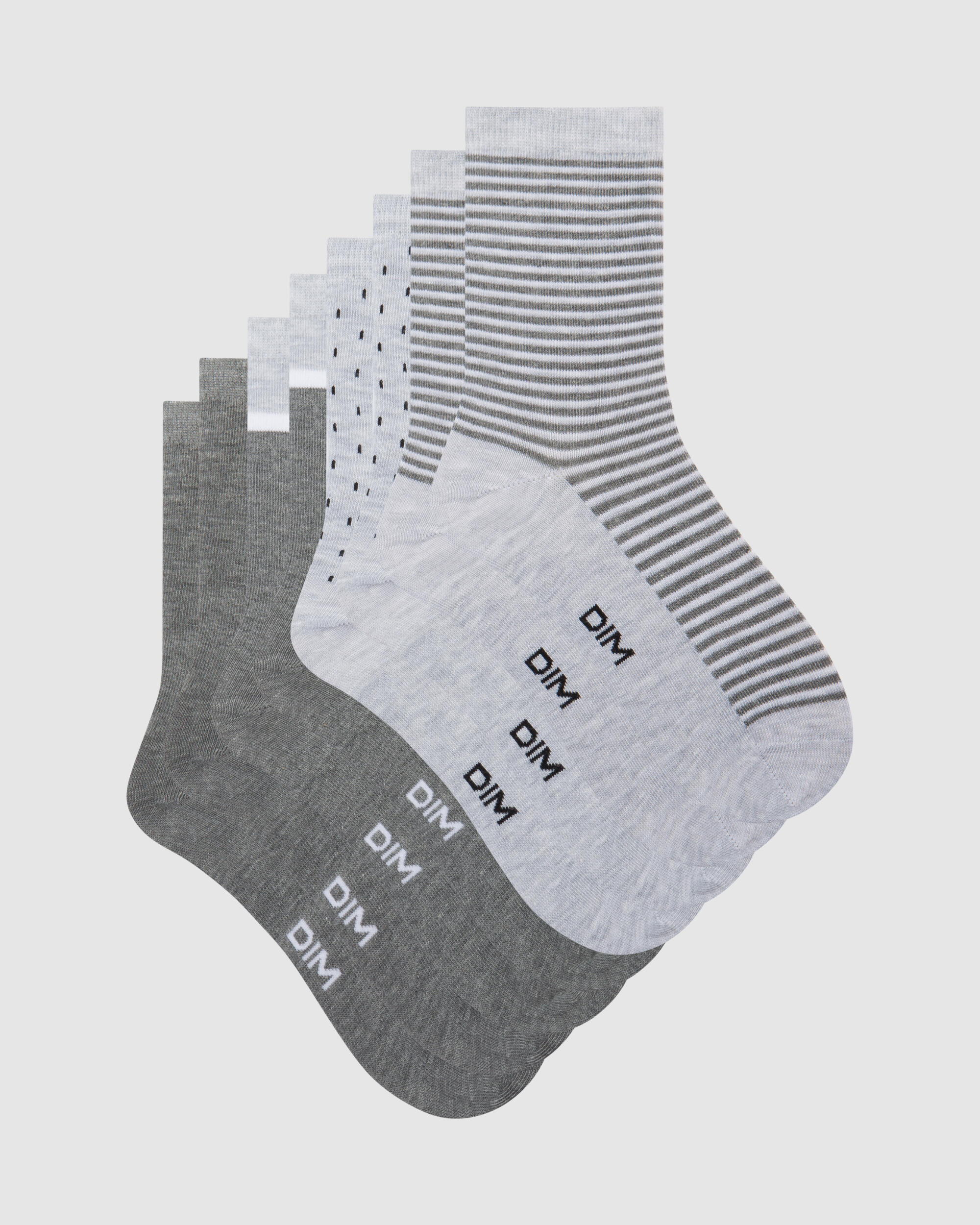 Lot de 4 Paires De Chaussettes Femme 2/2