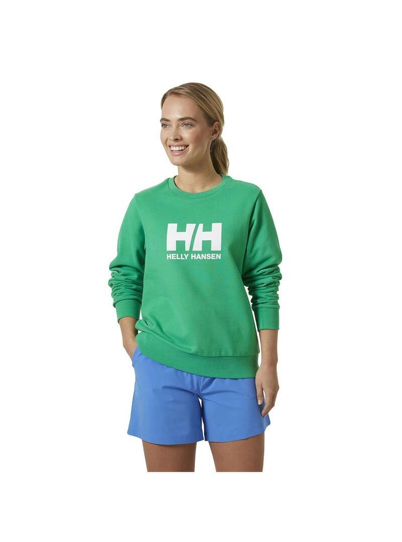 Sweat-shirts polaires pour femmes Helly Hansen Logo 2.0 Vert 3/5