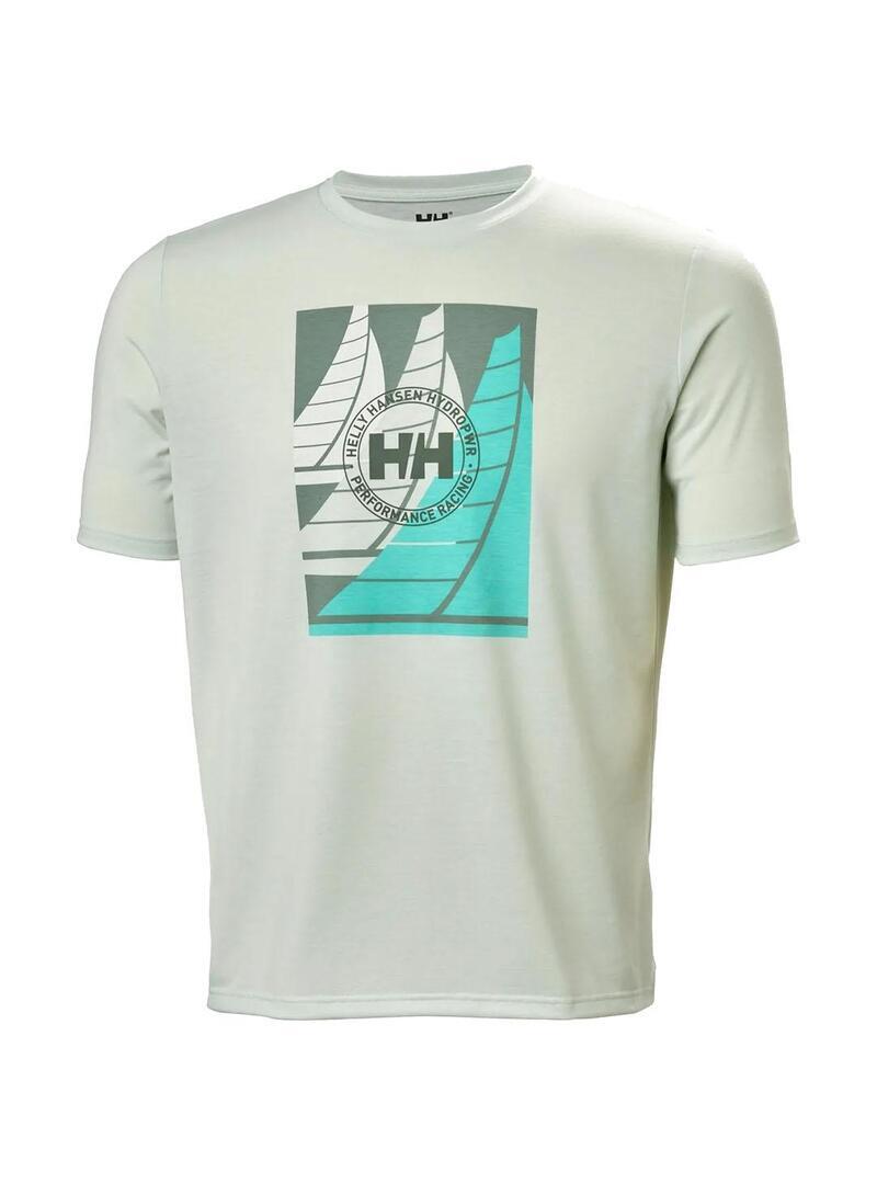 Polo de navegación, camisetas para hombre Helly Hansen Sailing verde. 1/5