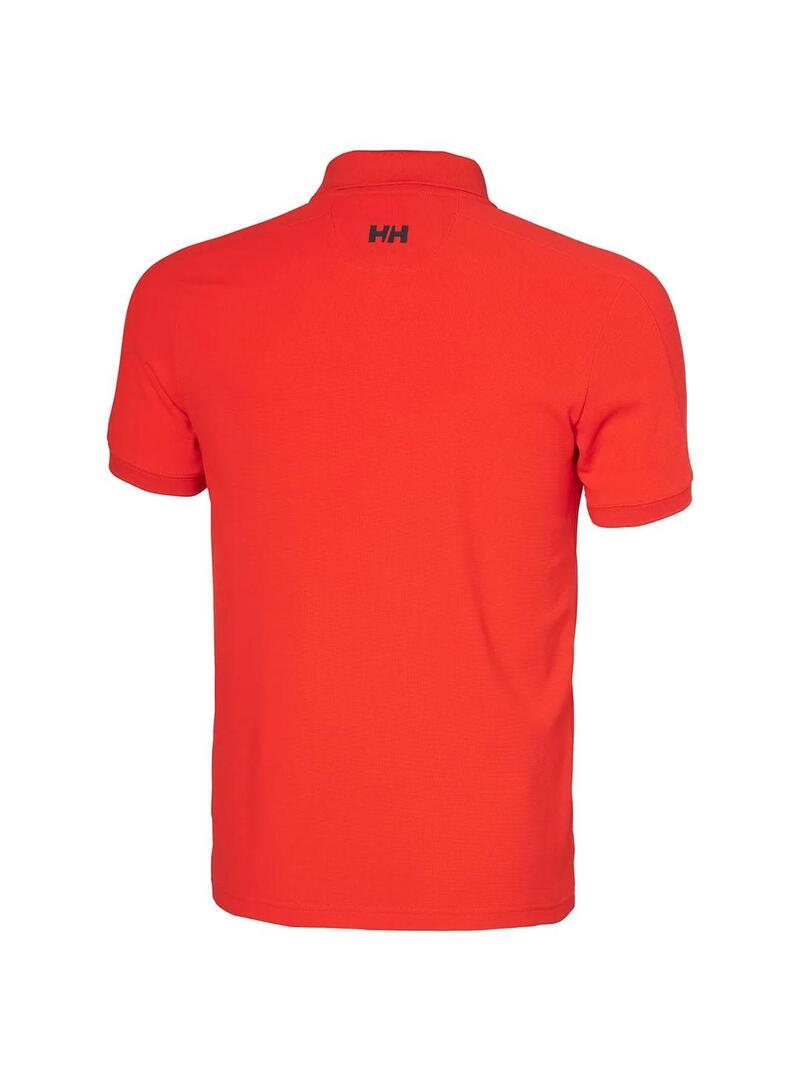 Camisa Polo para Homem Helly Hansen Race 2.0 Vermelho. 2/6