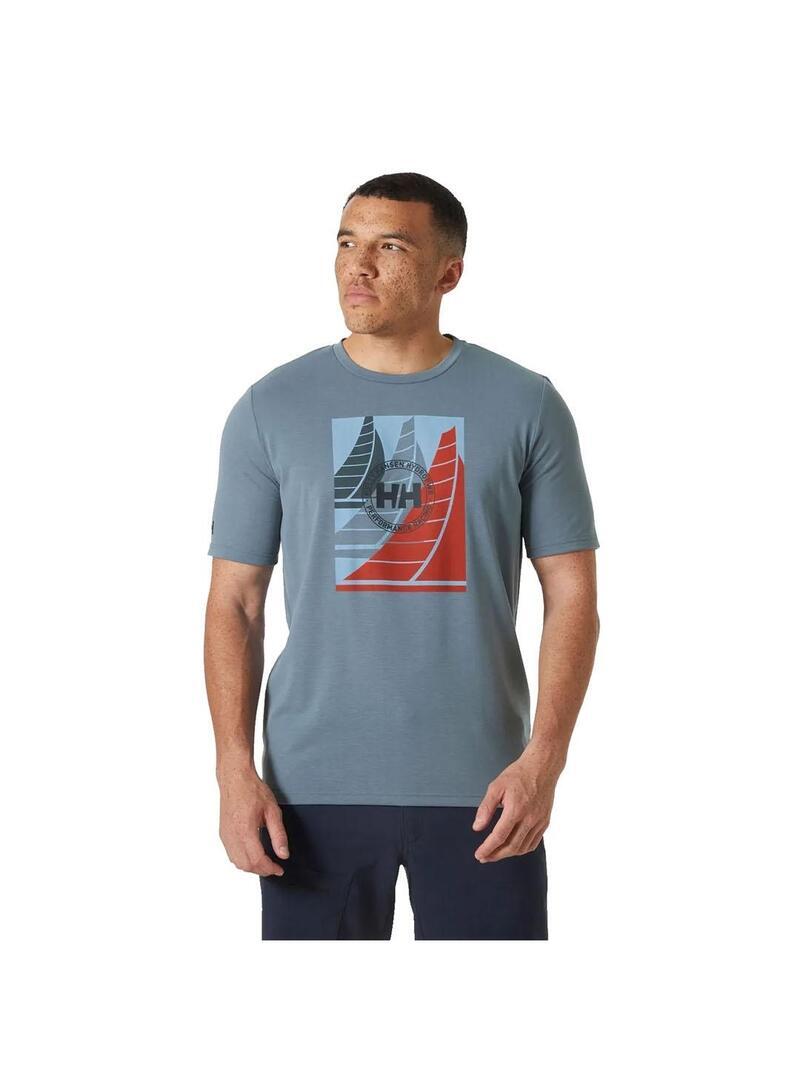 Magliette polo da vela per uomo Helly Hansen Sailing Blu 3/5