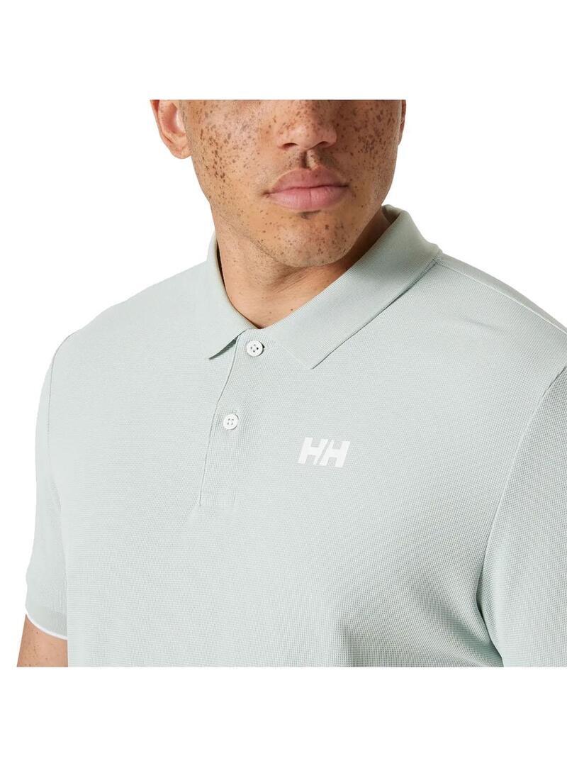 Magliette da polo da navigazione per uomo Helly Hansen Ocean 2.0 verde 5/6