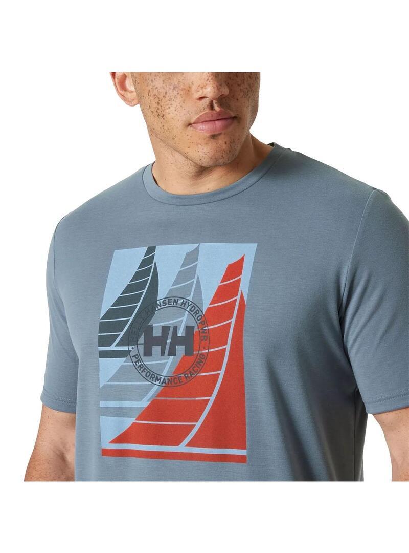 Magliette polo da vela per uomo Helly Hansen Sailing Blu 5/5