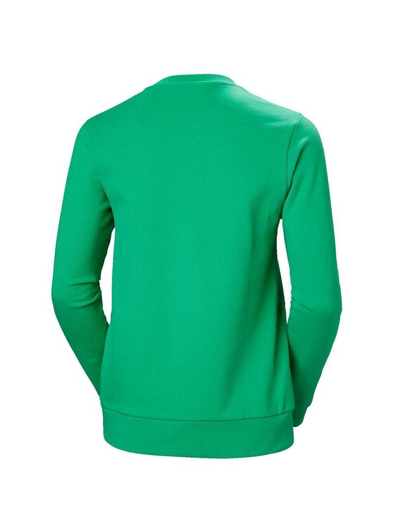 Sweat-shirts polaires pour femmes Helly Hansen Logo 2.0 Vert 2/5