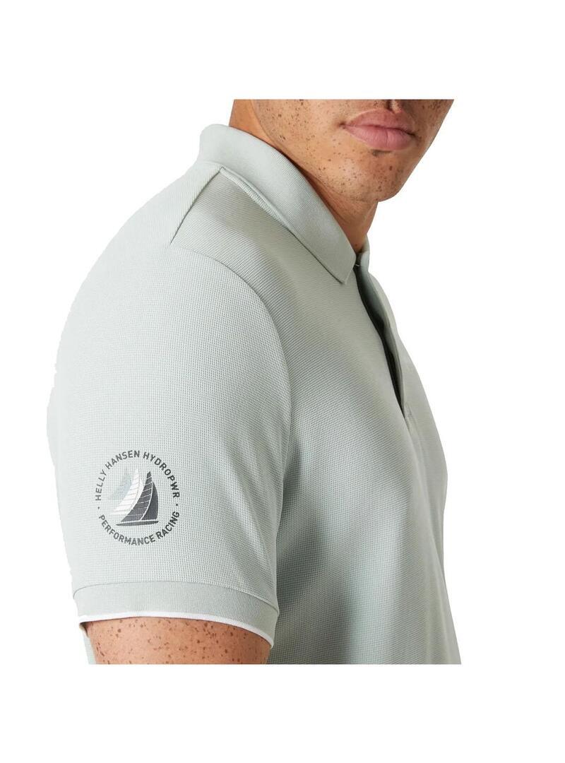 Magliette da polo da navigazione per uomo Helly Hansen Ocean 2.0 verde 6/6