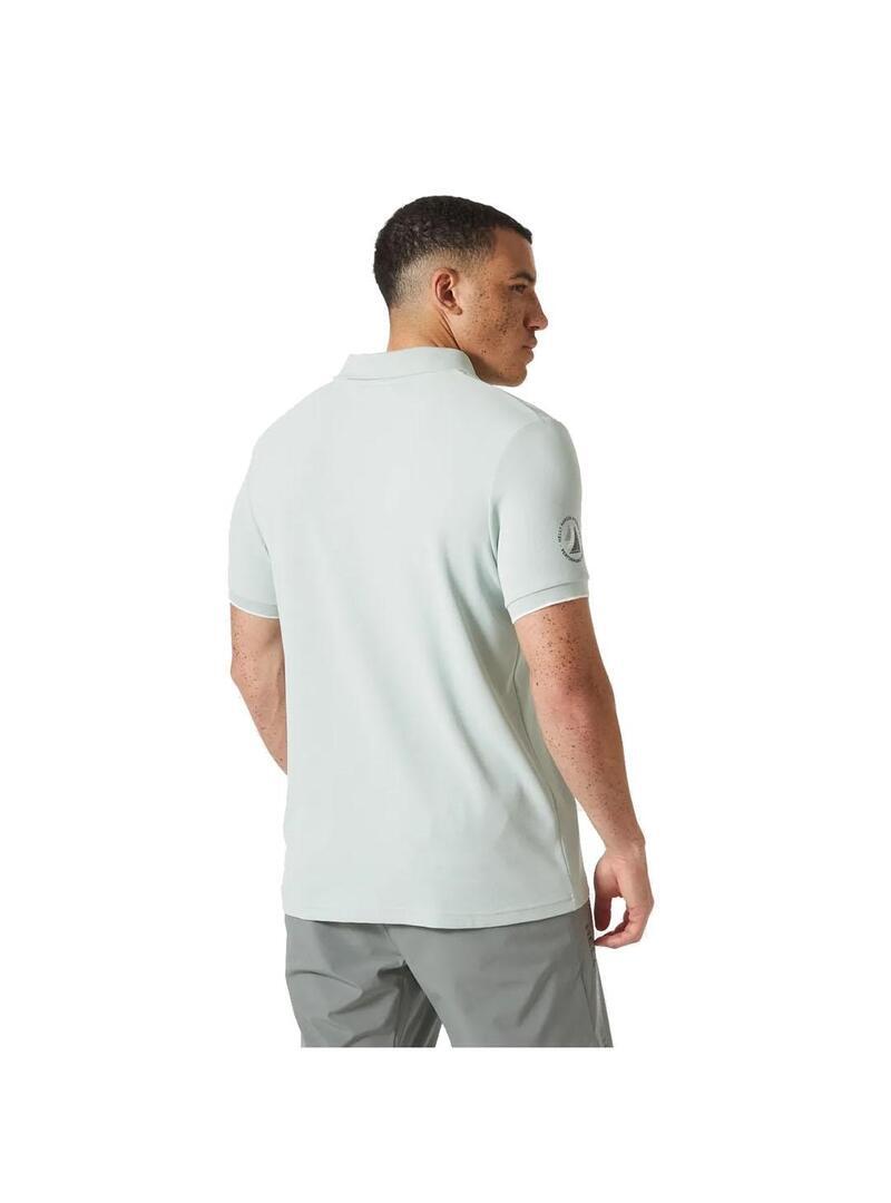 Magliette da polo da navigazione per uomo Helly Hansen Ocean 2.0 verde 4/6