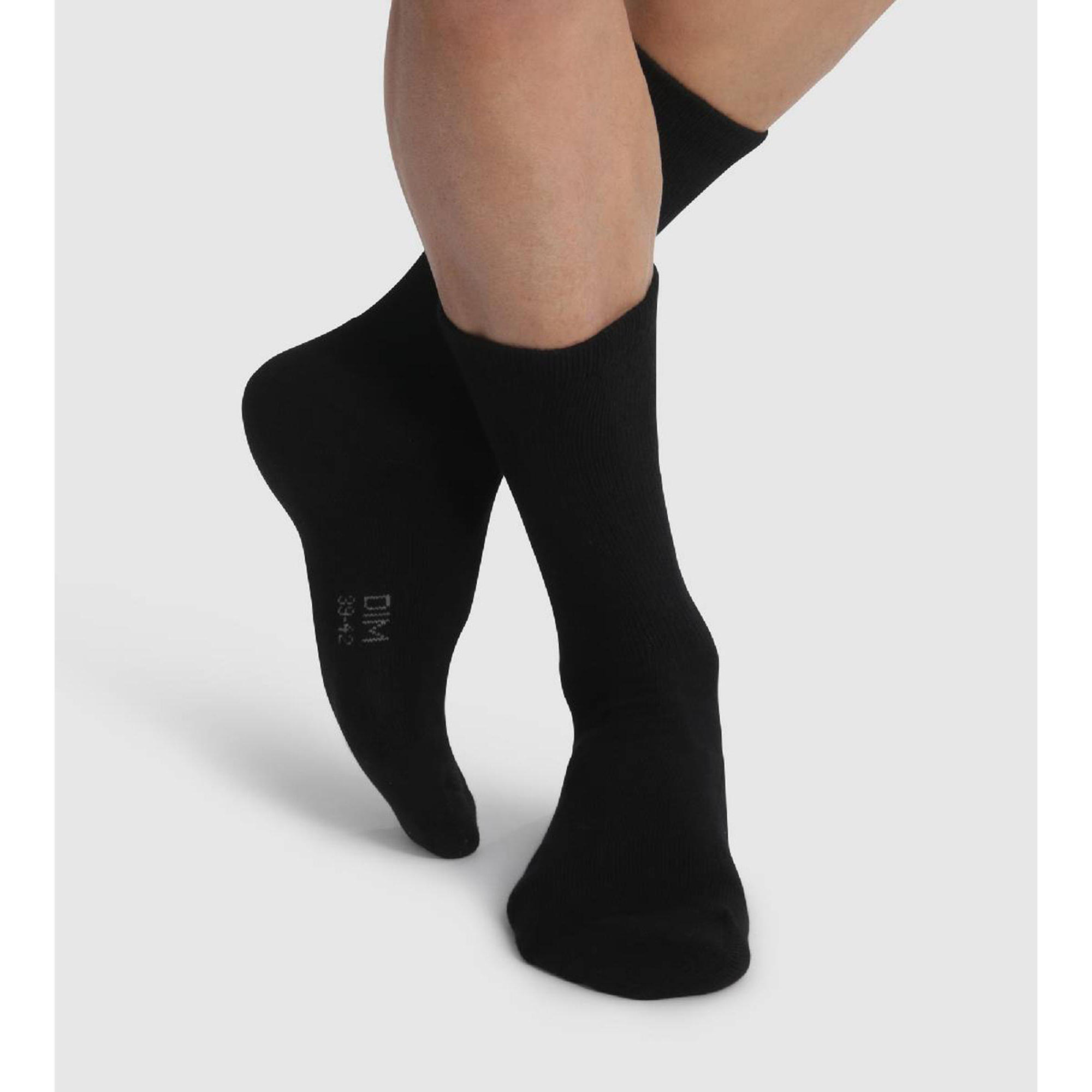 Dim - Lot De 2 Paires De Chaussettes Homme - Chaussettes - Noir - 39/42 - Decathlon
