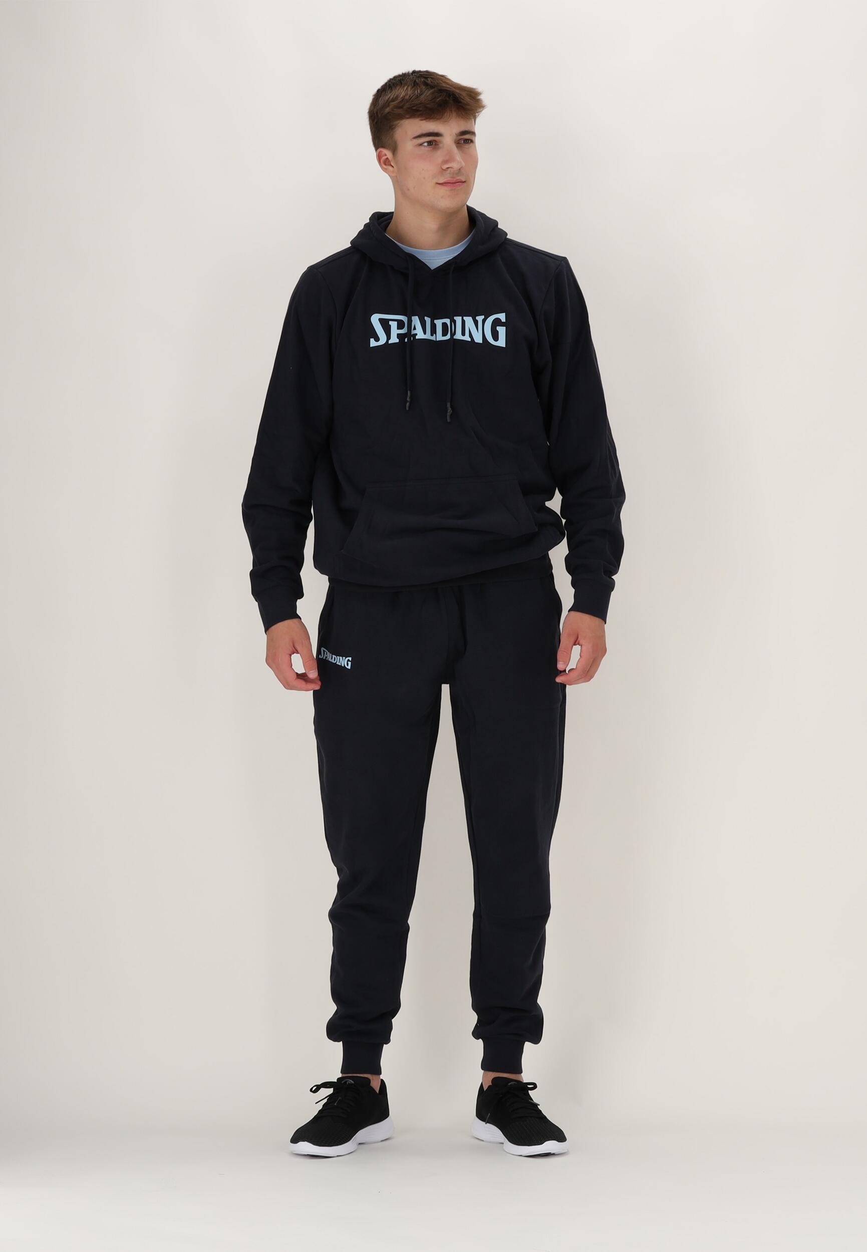 HOODIE HOMME DE BASKET navy-light blue Spalding 4/5