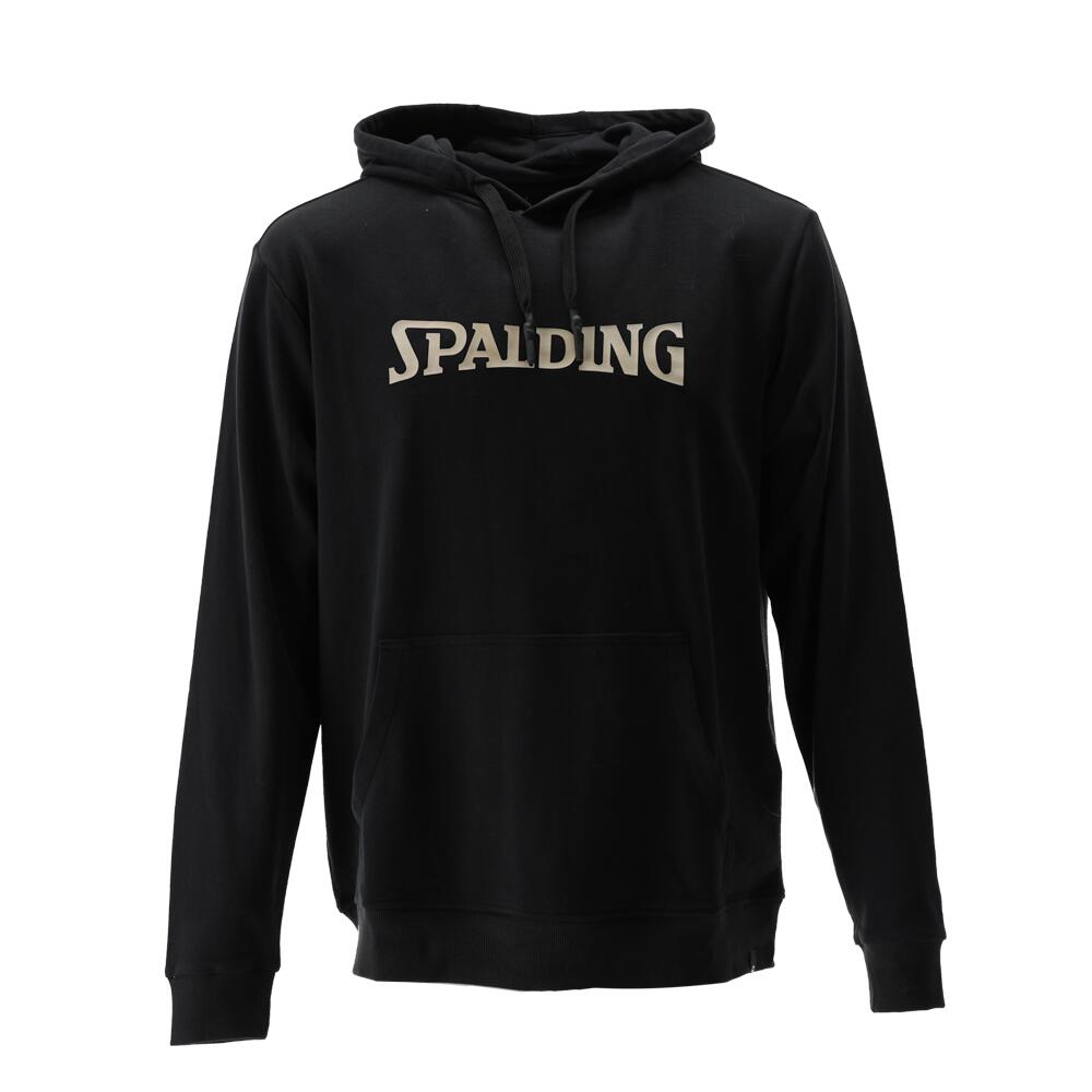 HOODIE HOMME DE BASKET black-beige Spalding 1/5
