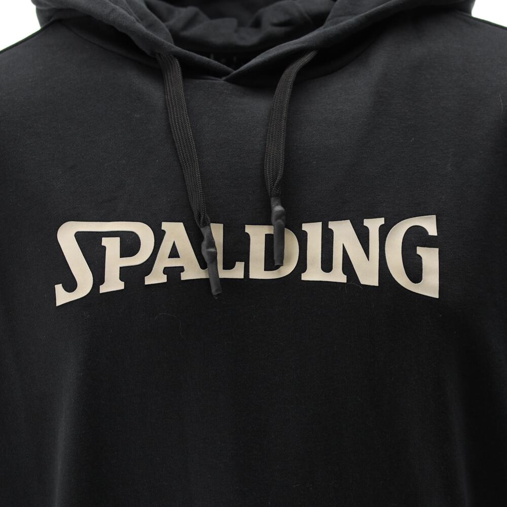 HOODIE HOMME DE BASKET black-beige Spalding 2/5